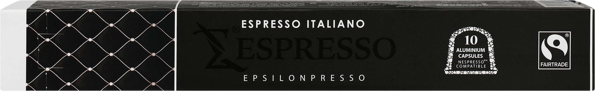 Изображение товара Кофе капсулы EPSILONPRESSO Espresso Italiano Средний уровень, 10 шт. Изображение товара Кофе капсулы EPSILONPRESSO Espresso Italiano Средний уровень, 10 шт.