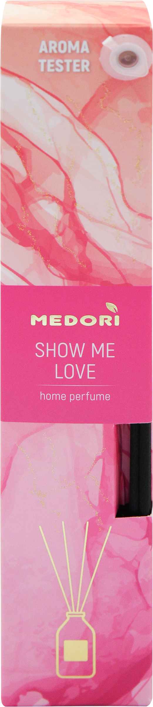 Изображение товара Аромадиффузор MEDORI Show Me Love 50мл с палочками и пробником