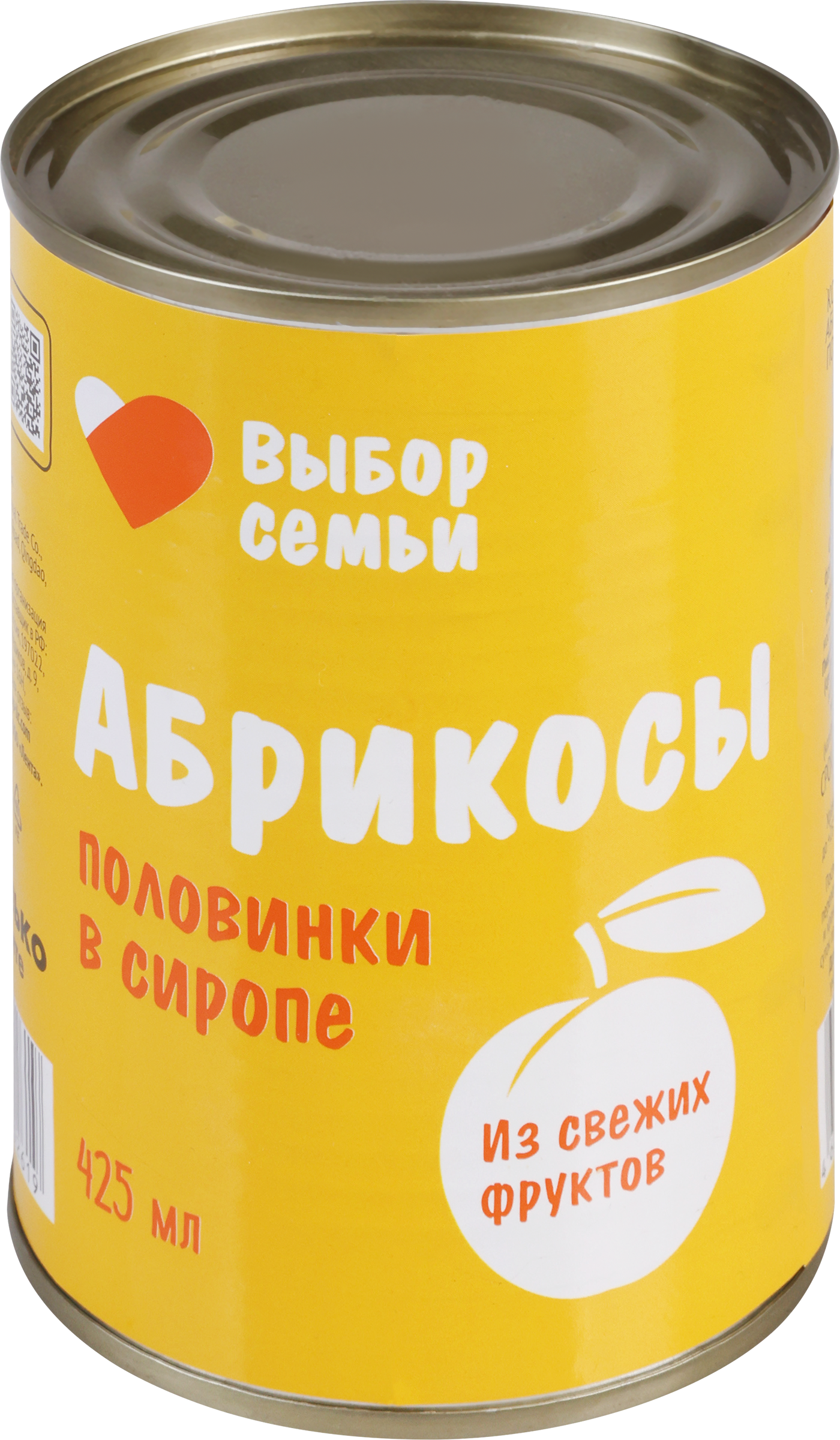 Изображение товара Абрикосы ВЫБОР СЕМЬИ половинки в сиропе 425мл, Консервация, Без косточек Изображение товара Абрикосы ВЫБОР СЕМЬИ половинки в сиропе 425мл, Консервация, Без косточек