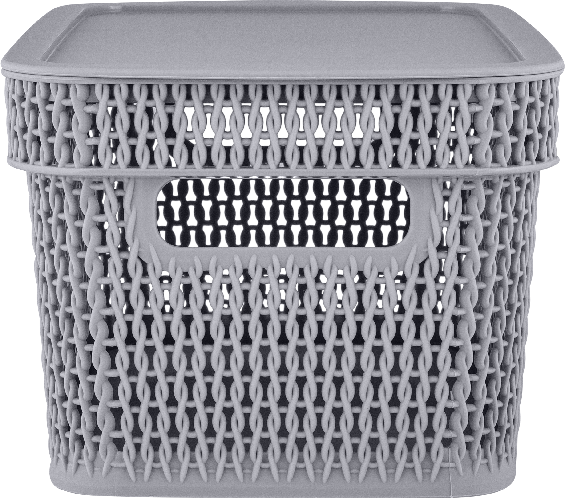 Изображение товара Корзина для хранения SPIN&CLEAN Keeplex Ajur 28,1х18,5х13,9 см серый Изображение товара Корзина для хранения SPIN&CLEAN Keeplex Ajur 28,1х18,5х13,9 см серый