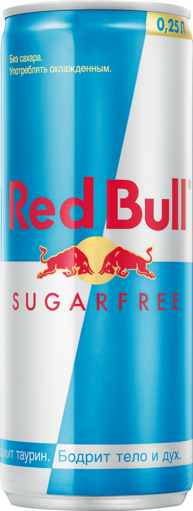 Изображение товара Напиток энергетический RED BULL Sugarfree газированный, 0.25л Изображение товара Напиток энергетический RED BULL Sugarfree газированный, 0.25л