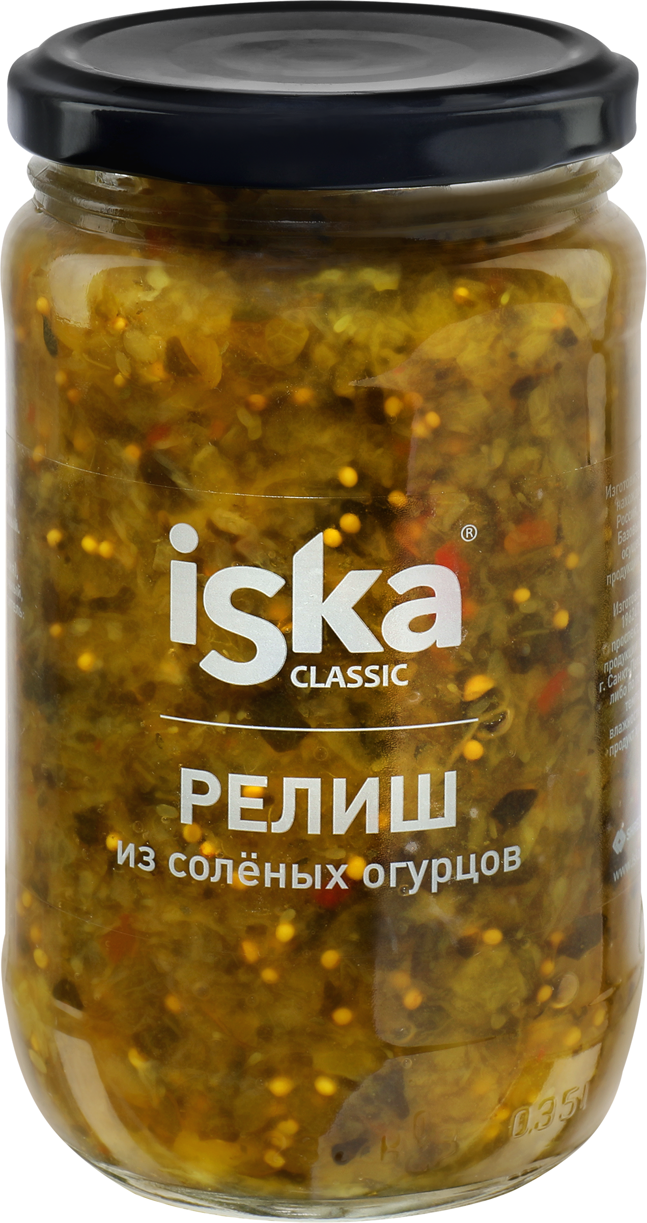 Изображение товара Соус ISKA Релиш из соленых огурцов 350г для мясных блюд салатов и закусок