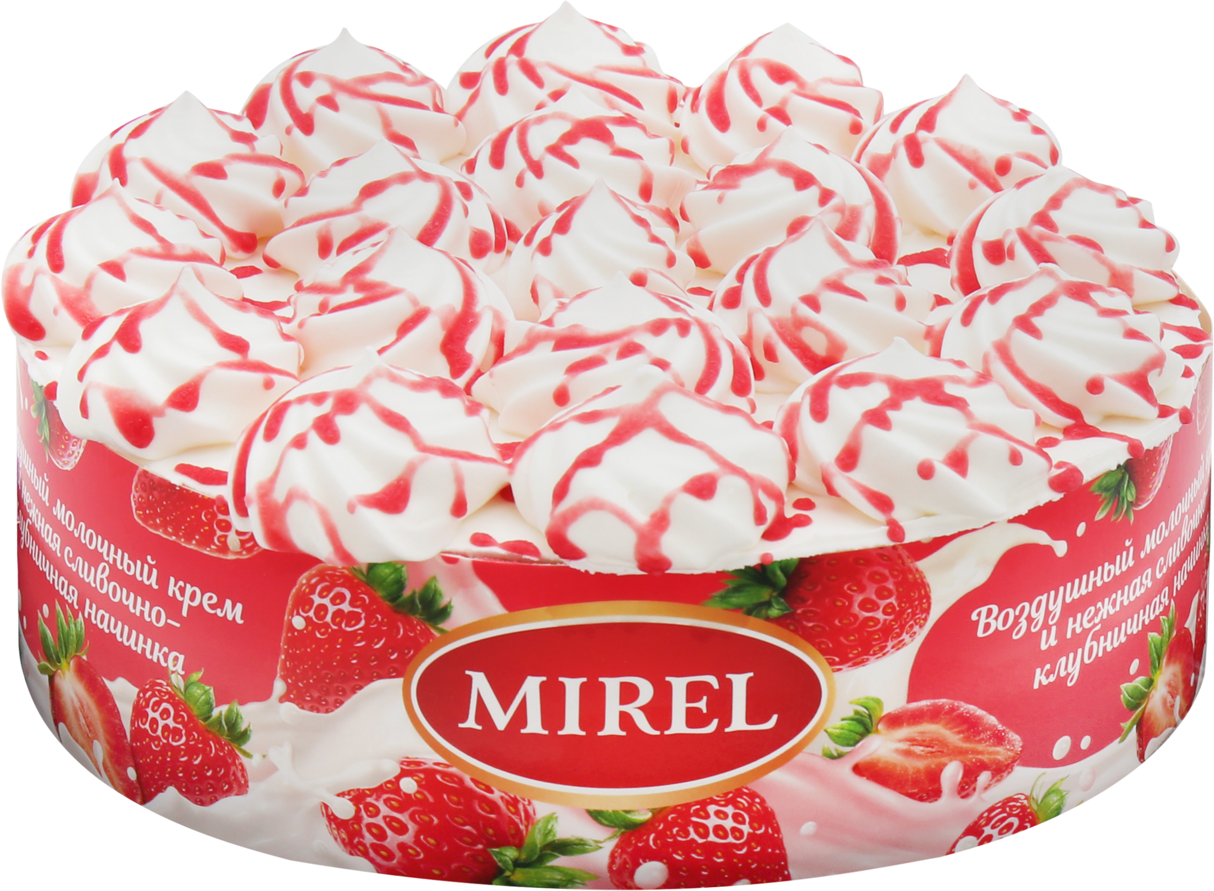 Изображение товара Торт MIREL Клубничный милкшейк 650г оригинальный десерт Изображение товара Торт MIREL Клубничный милкшейк 650г оригинальный десерт