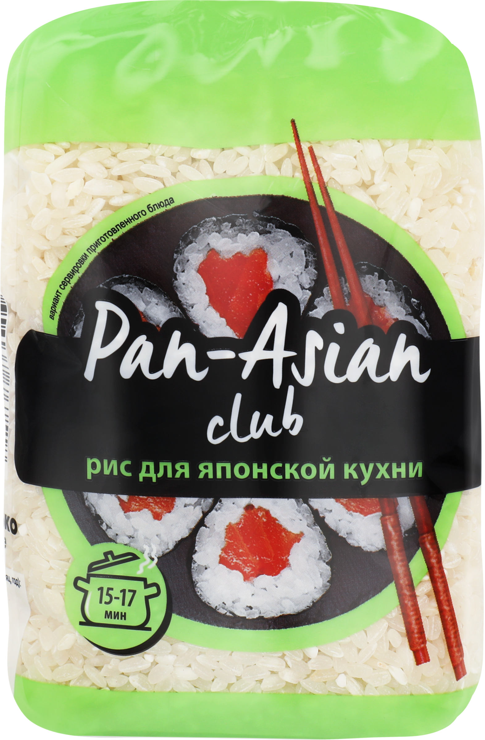 Изображение товара Рис для японской кухни PAN-ASIAN Для суши 500г Мягкая упаковка Изображение товара Рис для японской кухни PAN-ASIAN Для суши 500г Мягкая упаковка