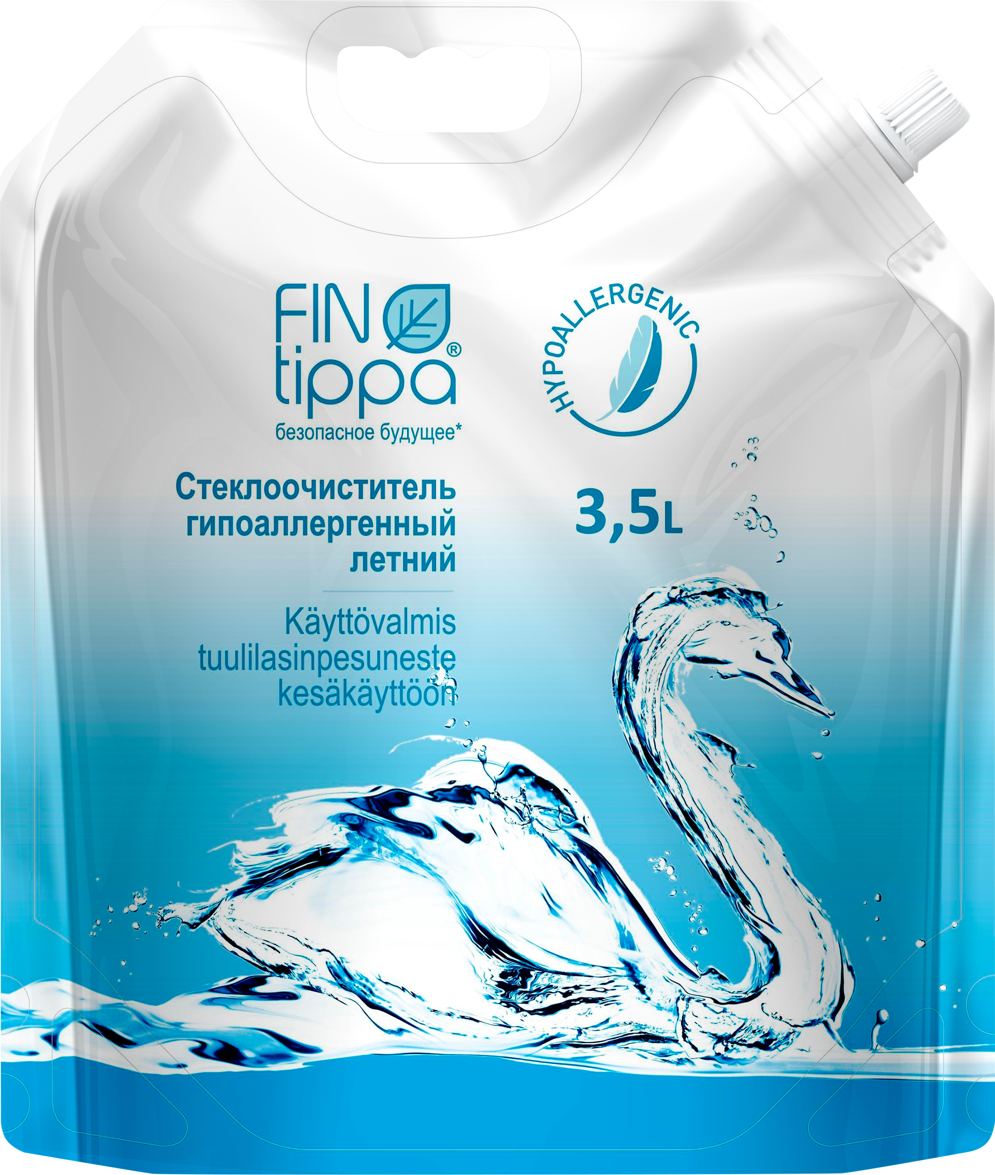 Изображение товара Стеклоочиститель FIN TIPPA летний гипоаллергенный 3.5л для чистых стекол