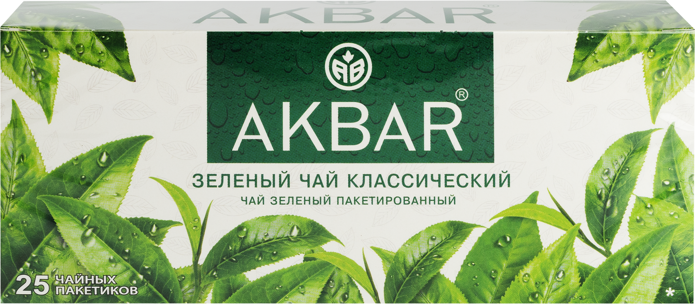 Изображение товара Чай зеленый AKBAR Классический, 25пак Изображение товара Чай зеленый AKBAR Классический, 25пак