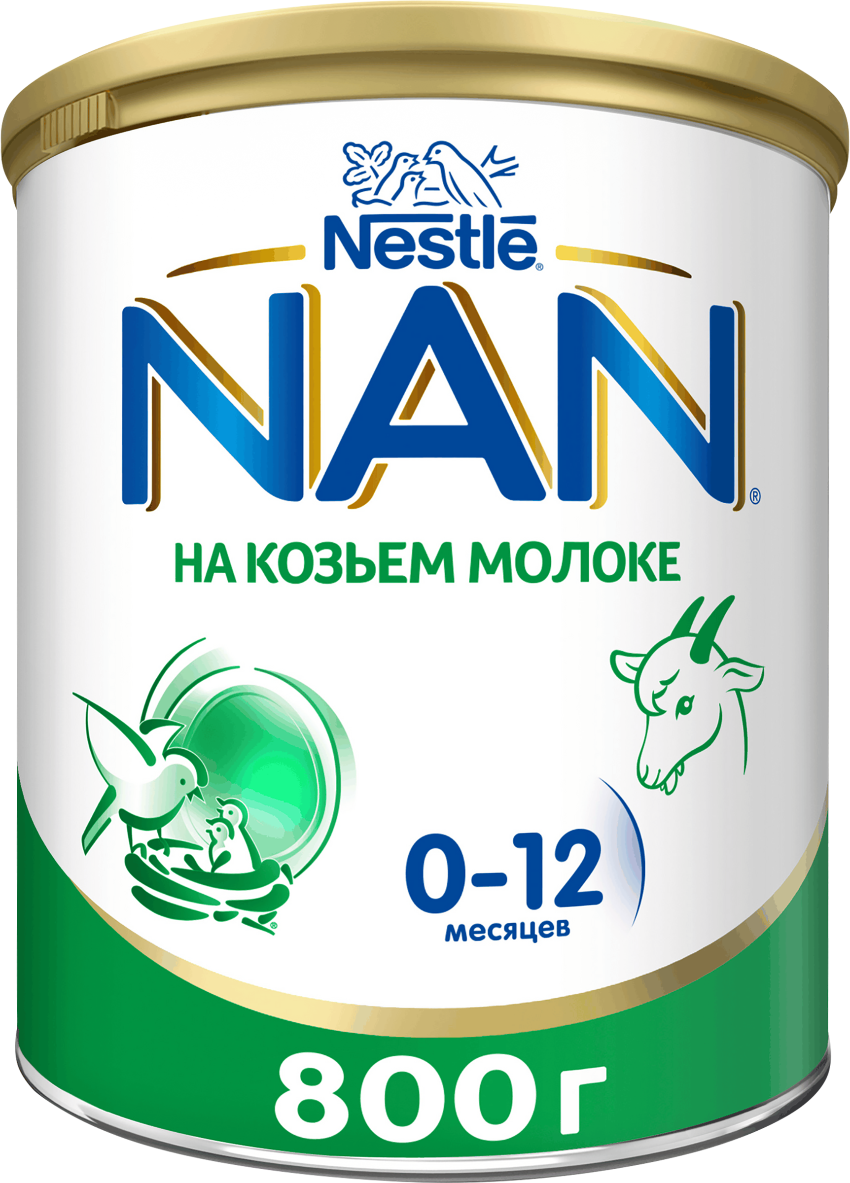 Изображение товара Козьи молочные смеси NAN Goat Milk для новорожденных 800 г Изображение товара Козьи молочные смеси NAN Goat Milk для новорожденных 800 г