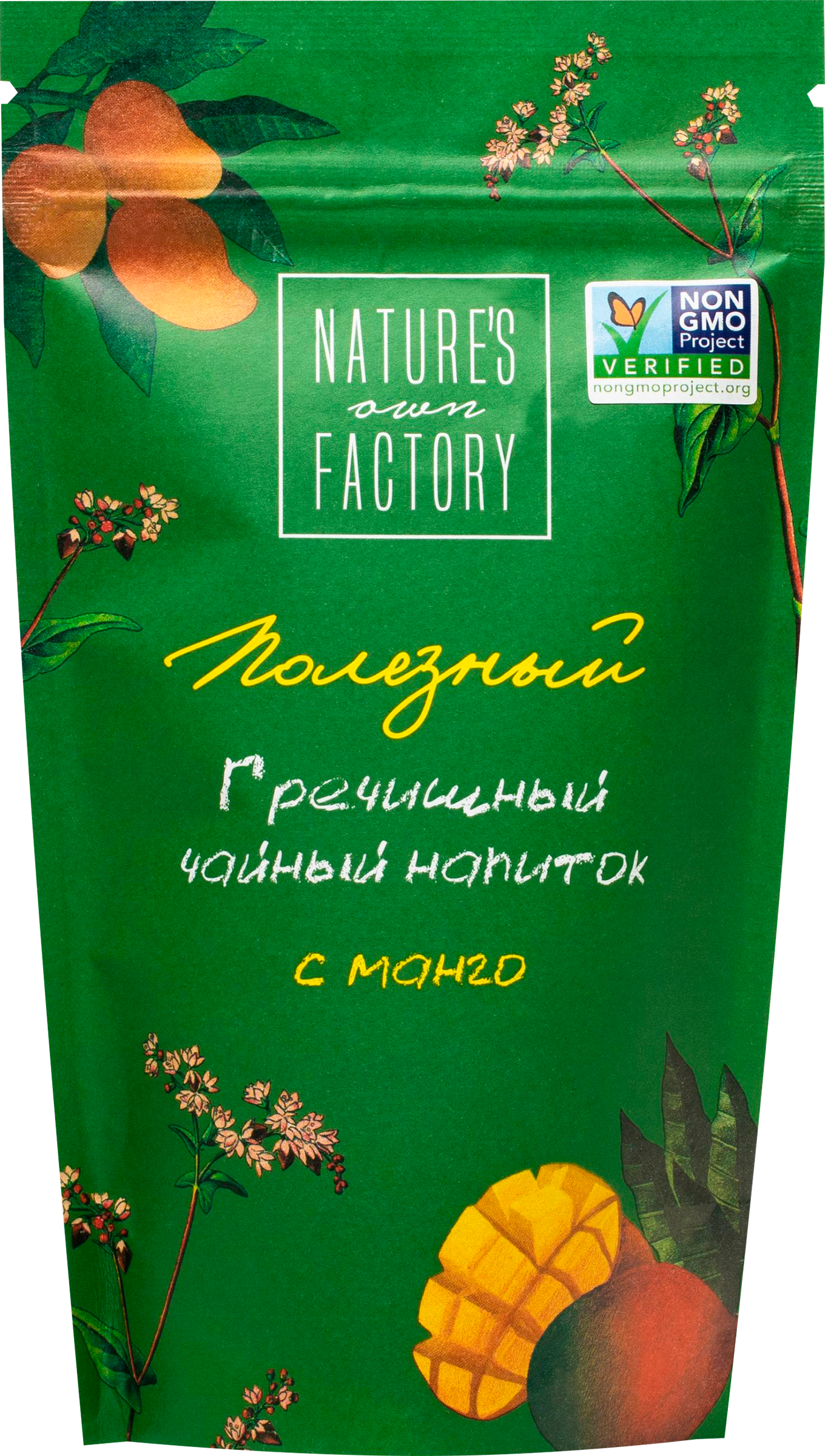 Изображение товара Напиток чайный ФАБРИКА НАШЕЙ ПРИРОДЫ Гречишный c манго, 100г Изображение товара Напиток чайный ФАБРИКА НАШЕЙ ПРИРОДЫ Гречишный c манго, 100г