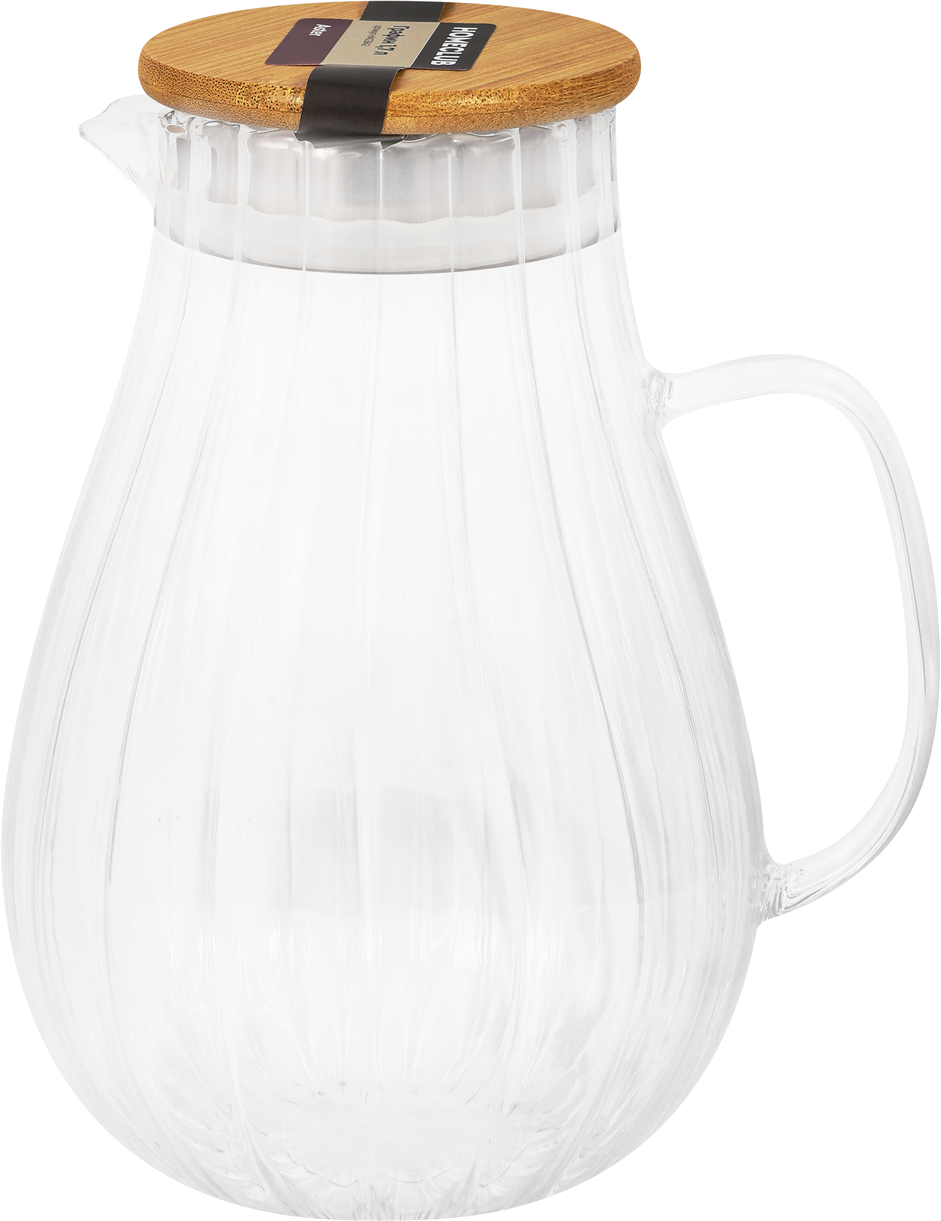 Изображение товара Графин HOMECLUB Aster с деревянной крышкой, стекло, 1.7л, Арт. HMG3842 Изображение товара Графин HOMECLUB Aster с деревянной крышкой, стекло, 1.7л, Арт. HMG3842