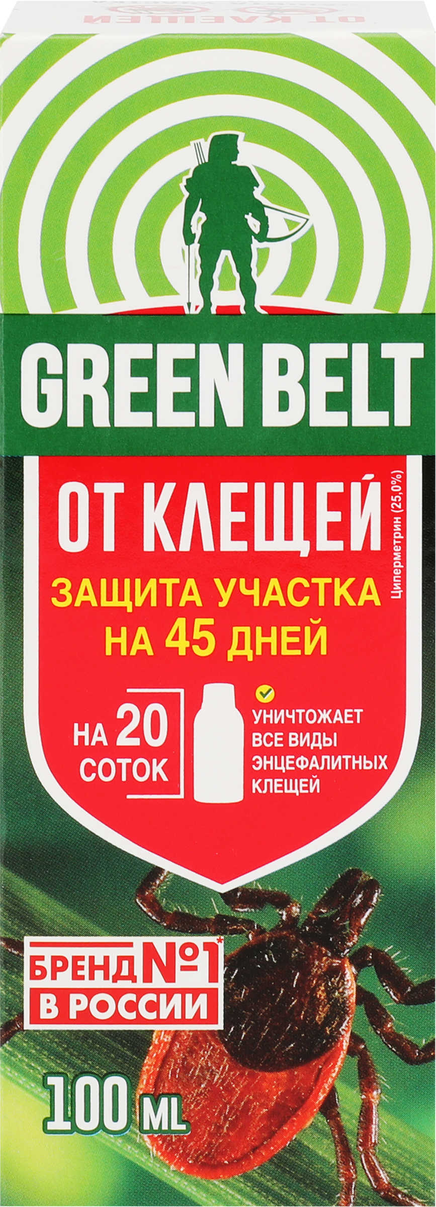 Изображение товара Средство GREEN BELT Концентрат для защиты участка от клещей 02-766