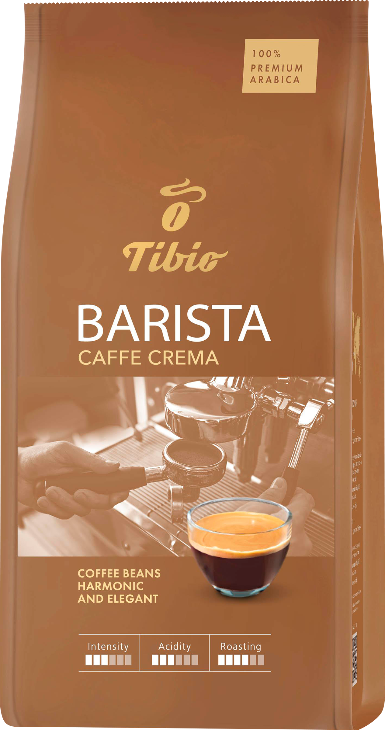 Изображение товара Кофе зерновой TIBIO Бариста Каффе Крема 1кг средняя обжарка