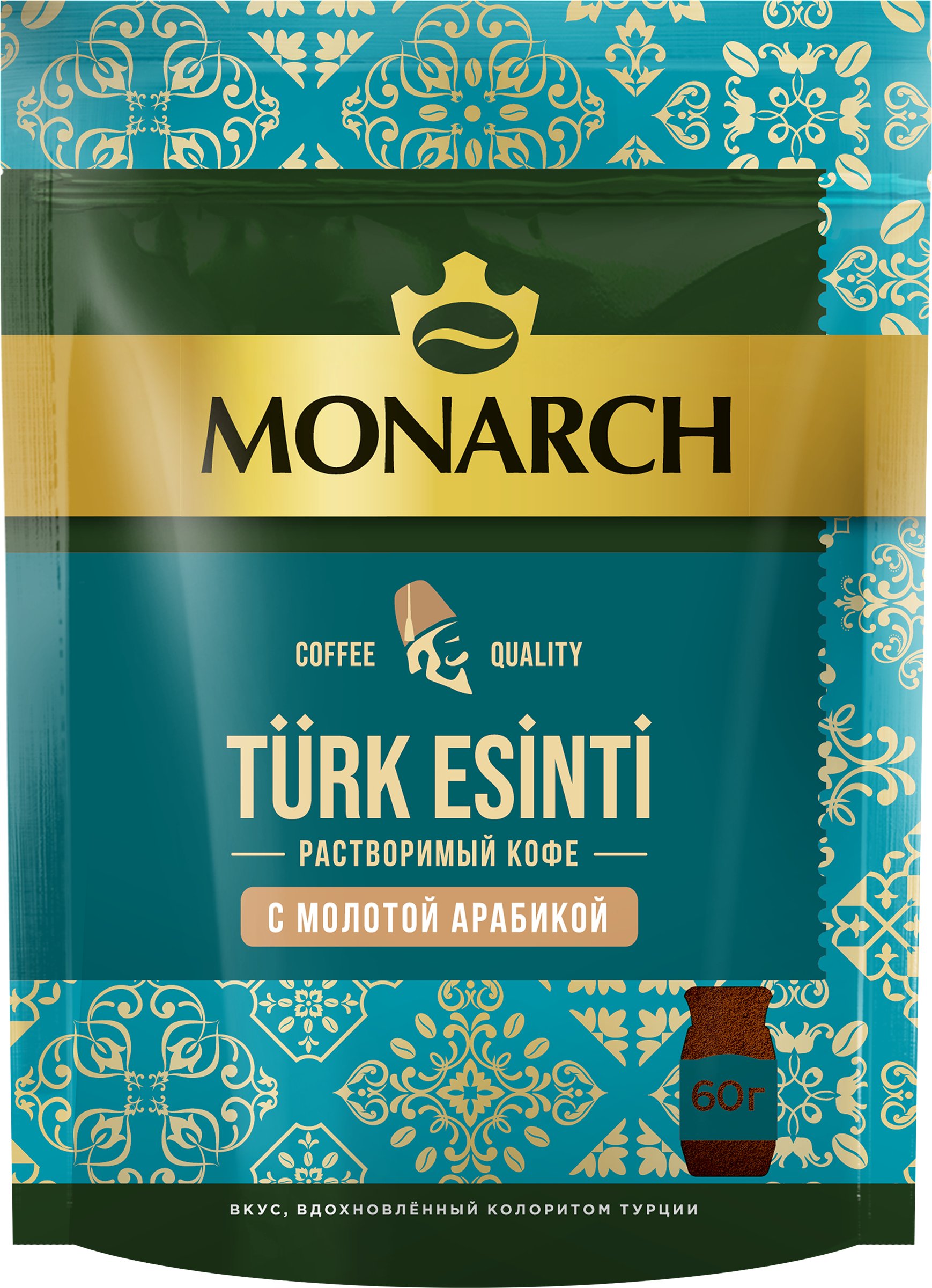 Изображение товара Кофе растворимый MONARCH Turk esinti Турецкий бриз, 60г