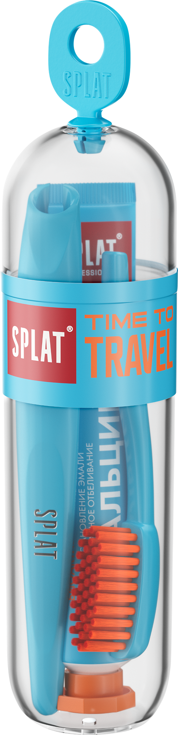 Изображение товара Набор дорожный SPLAT Зубная паста Биокальций и щетка Travel Medium Изображение товара Набор дорожный SPLAT Зубная паста Биокальций и щетка Travel Medium