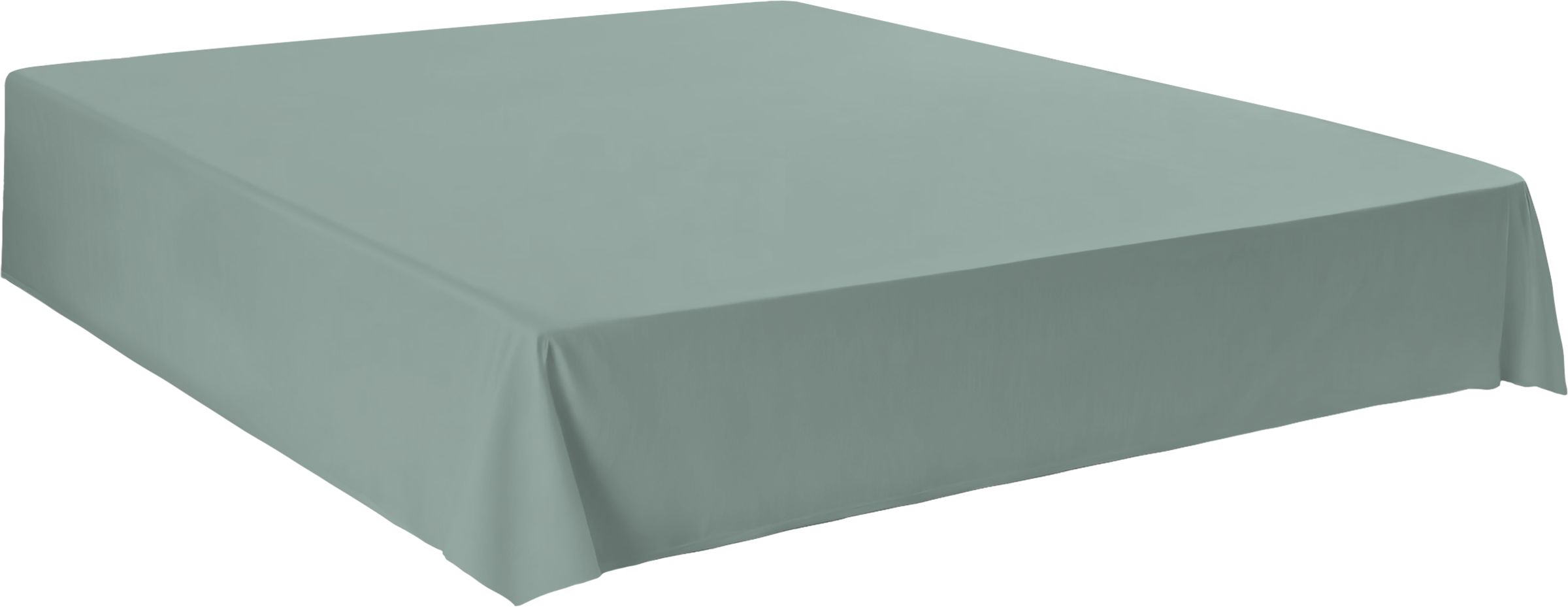 Изображение товара Простыня HOMECLUB 220x260 см поплин зеленая, Россия