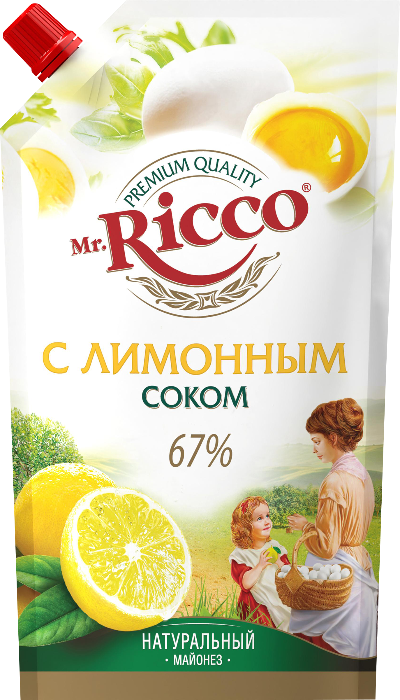 Изображение товара Майонез MR.RICCO с лимонным соком 67% 375г натуральный Изображение товара Майонез MR.RICCO с лимонным соком 67% 375г натуральный