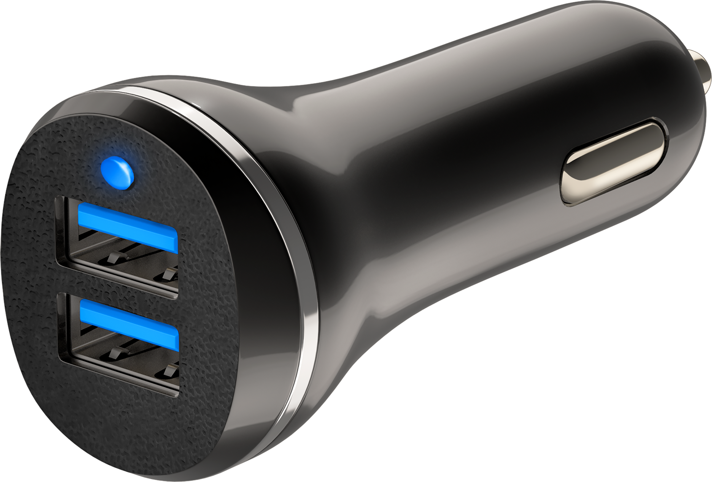 Изображение товара Зарядное устройство GAL с двумя USB-разъемами 2.4А для автомобиля Изображение товара Зарядное устройство GAL с двумя USB-разъемами 2.4А для автомобиля