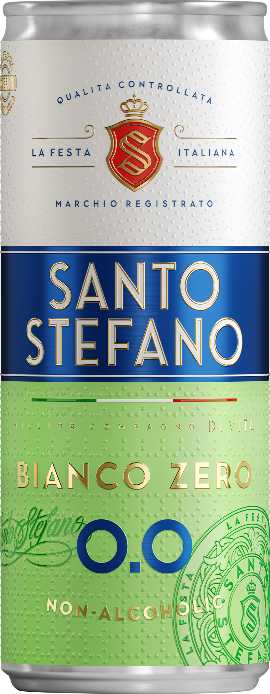 Изображение товара Безалкогольный напиток SANTO STEFANO Bianco 0.25л освежающий вкус фруктов