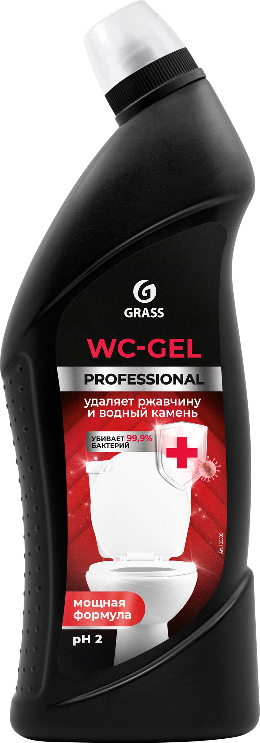 Изображение товара Средство чистящее для туалета GRASS WC-gel Professional, 750мл
