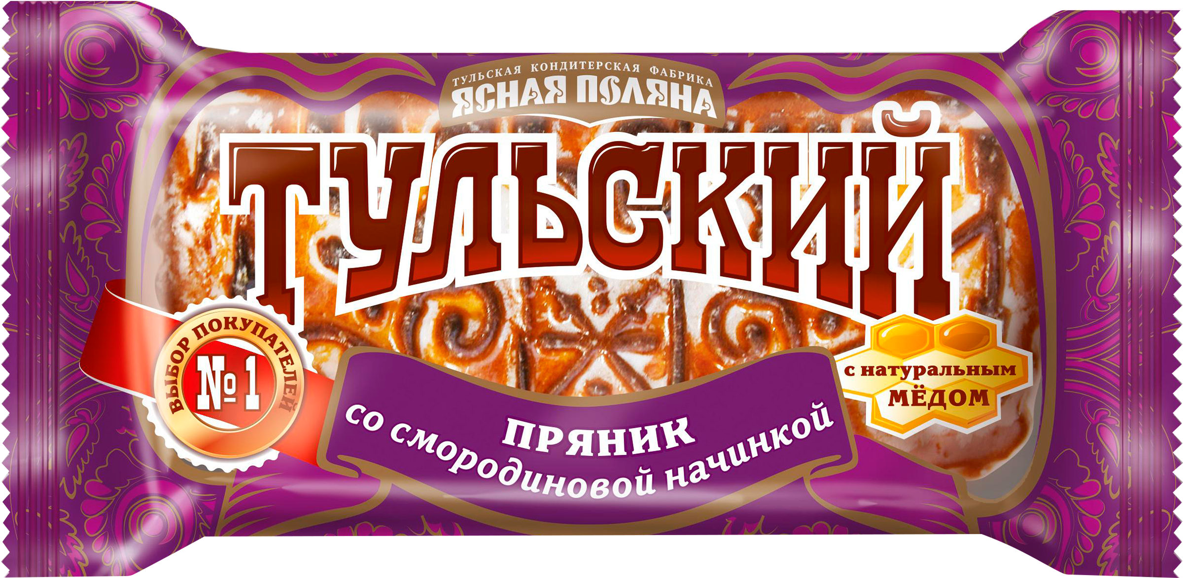 Изображение товара Пряник Тульский со смородиной - натуральный российский десерт 130 г Изображение товара Пряник Тульский со смородиной - натуральный российский десерт 130 г