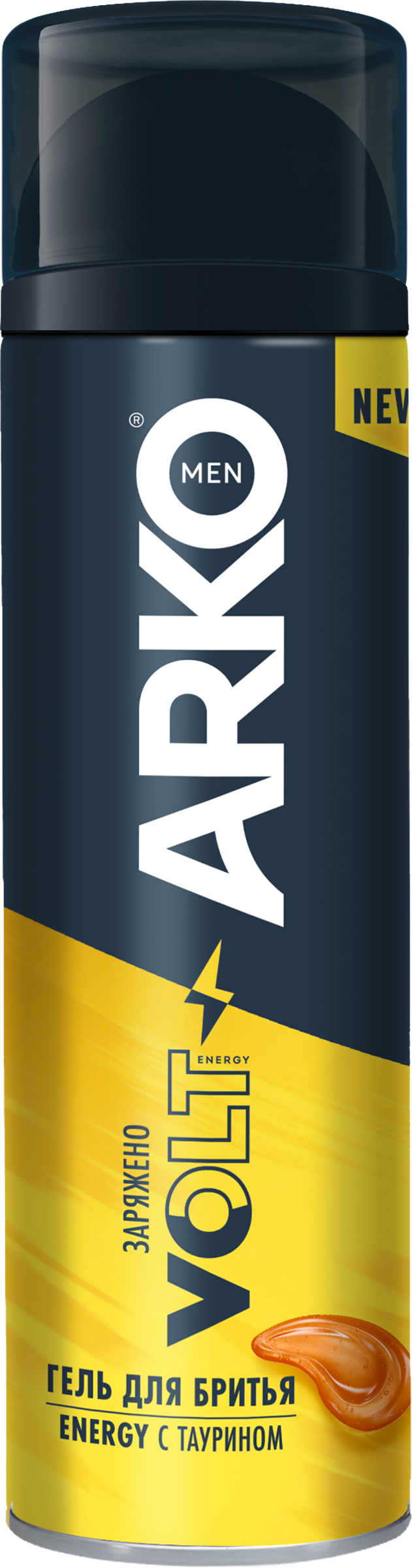 Изображение товара Гель для бритья ARKO Energy с таурином для мужчин 200мл Изображение товара Гель для бритья ARKO Energy с таурином для мужчин 200мл