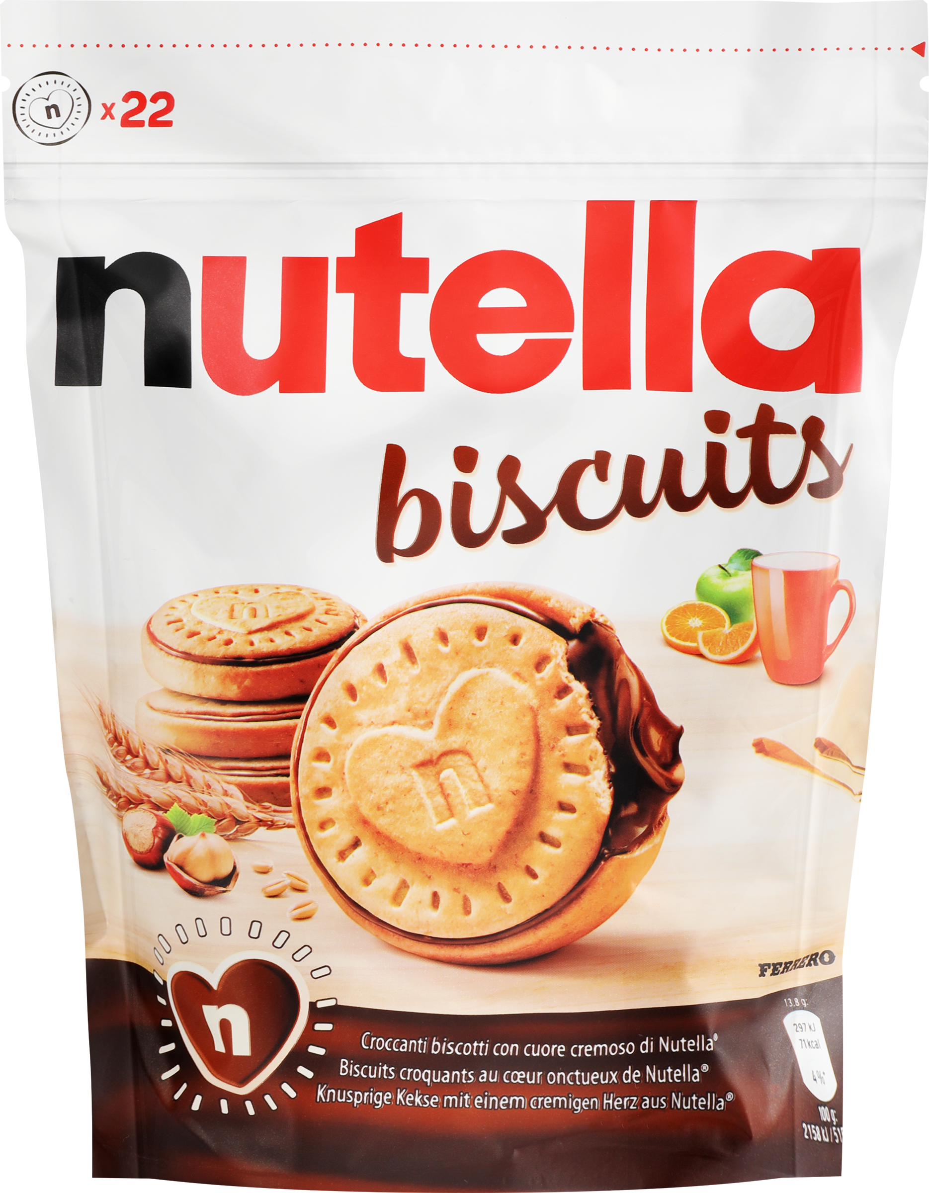 Изображение товара Печенье NUTELLA с кремом какао 304 г от Ferrero Изображение товара Печенье NUTELLA с кремом какао 304 г от Ferrero