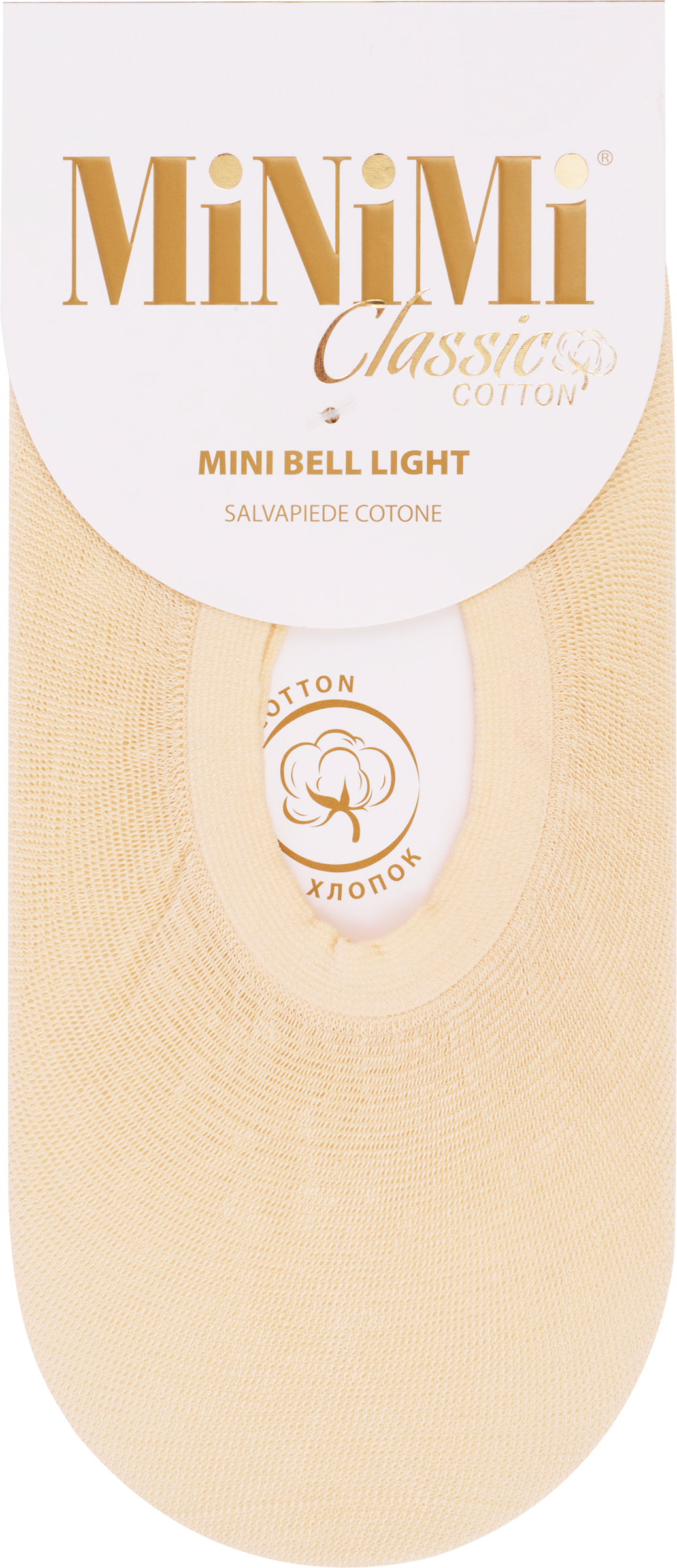 Изображение товара Подследники женские MINIMI р. 35–38, 39–41, бежевые, Арт. Mini Bell Light Изображение товара Подследники женские MINIMI р. 35–38, 39–41, бежевые, Арт. Mini Bell Light