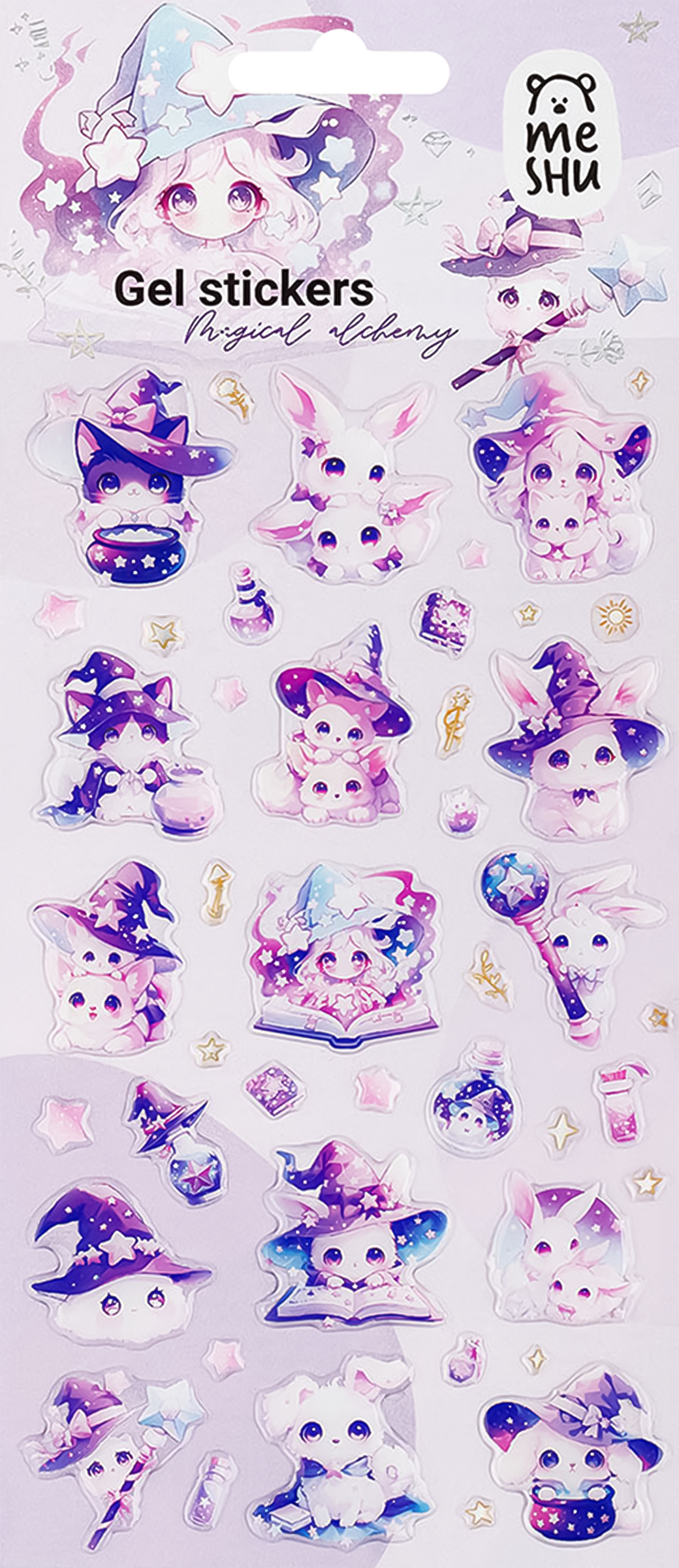 Изображение товара Наклейки гелевые MESHU Cute kittens 10х23см для декора Изображение товара Наклейки гелевые MESHU Cute kittens 10х23см для декора