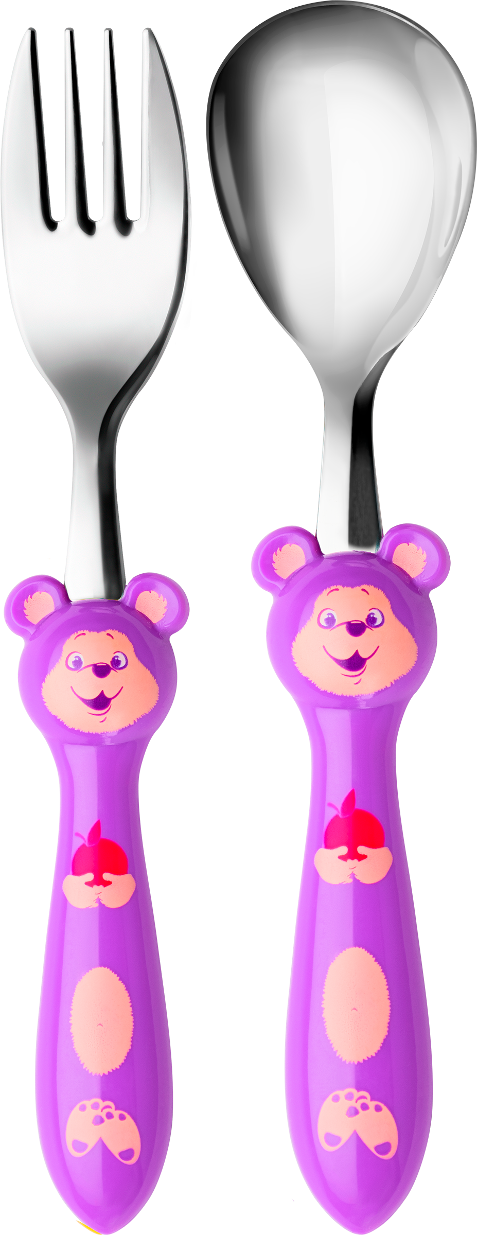 Изображение товара Детский набор столовых приборов APOLLO Kiddy с ложкой и вилкой