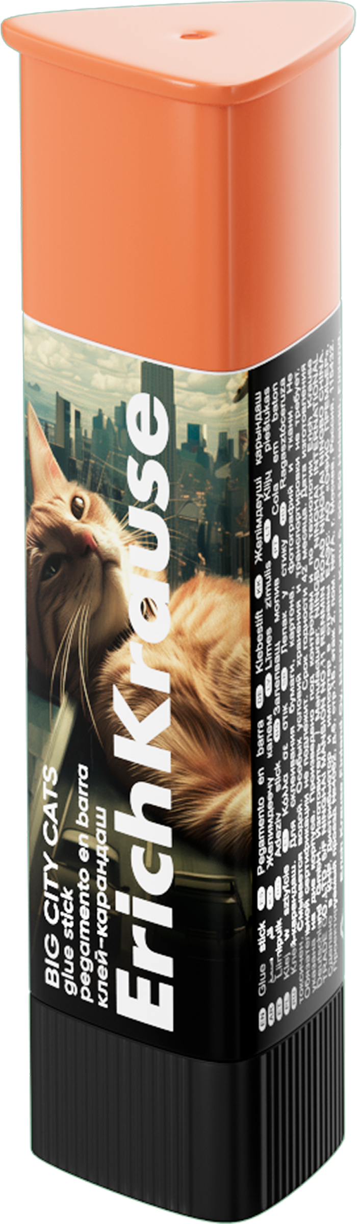 Изображение товара Клей-карандаш ERICHKRAUSE Prism Big City Cats, в ассортименте, 13г Изображение товара Клей-карандаш ERICHKRAUSE Prism Big City Cats, в ассортименте, 13г