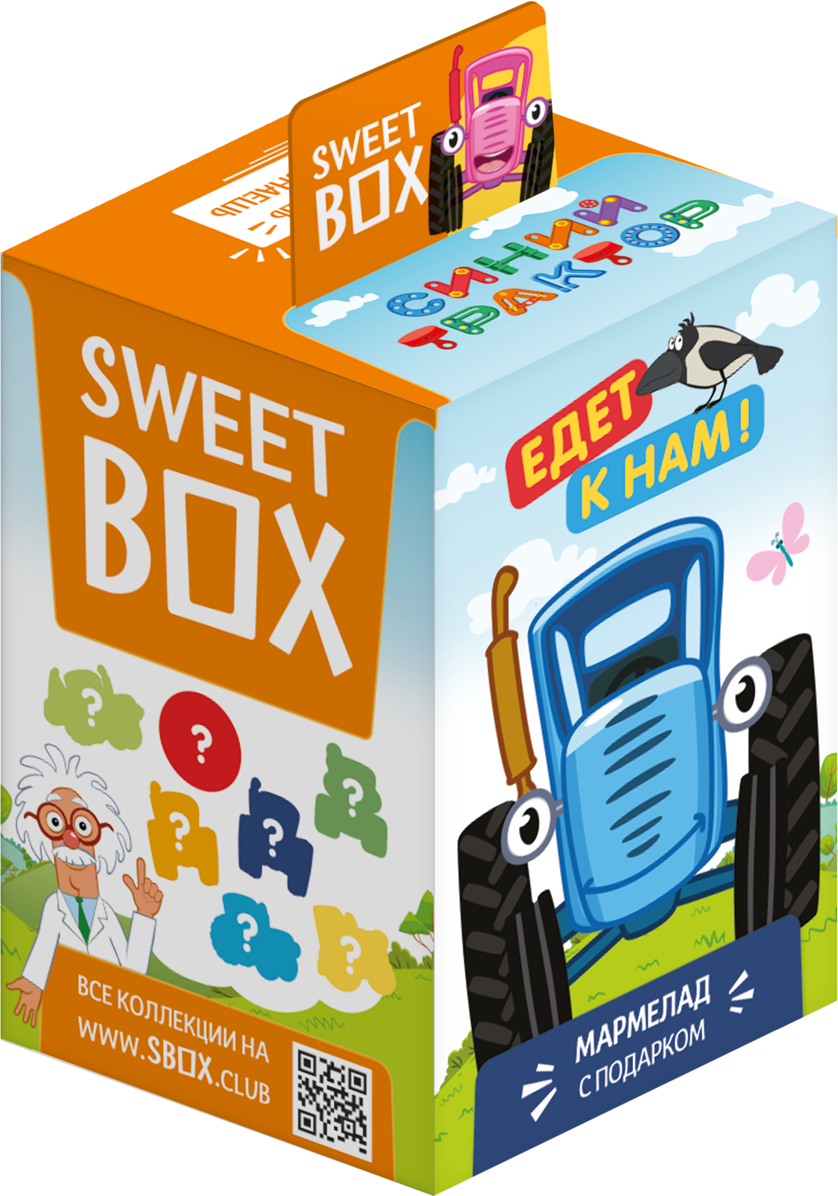Изображение товара Мармелад жевательный SWEET BOX Синий трактор, с натуральном соком, с подарком, 10г Изображение товара Мармелад жевательный SWEET BOX Синий трактор, с натуральном соком, с подарком, 10г