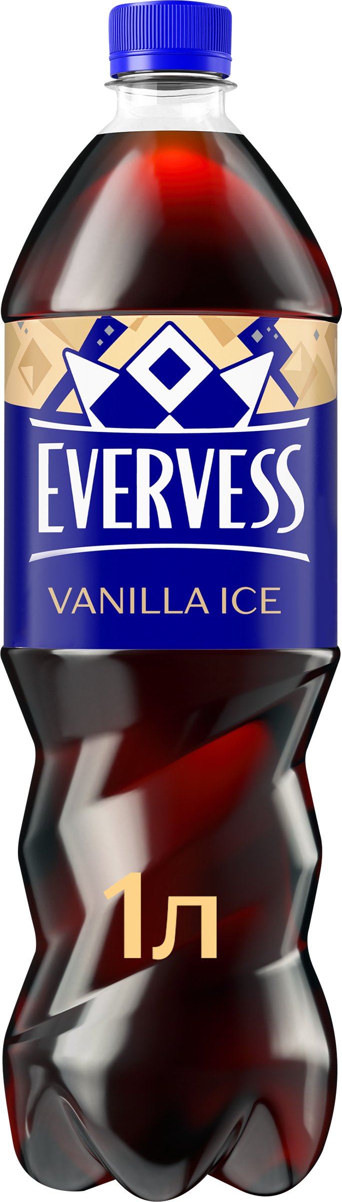 Изображение товара Напиток EVERVESS Cola Vanilla Ice Ванильное мороженое сильногазированный, без сахара, 1л Изображение товара Напиток EVERVESS Cola Vanilla Ice Ванильное мороженое сильногазированный, без сахара, 1л