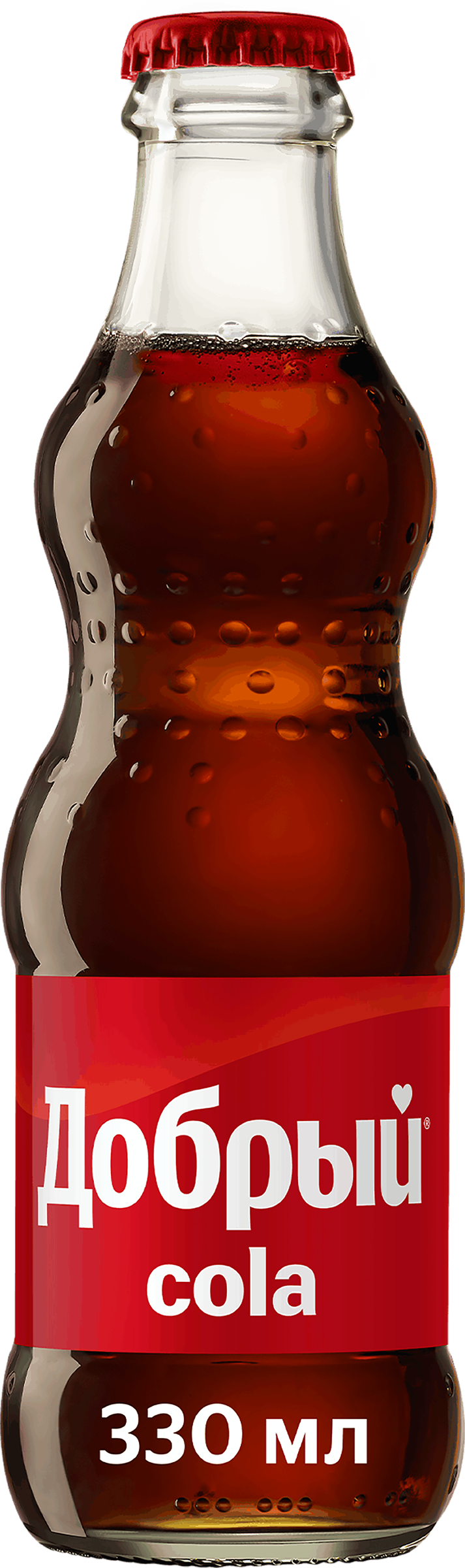 Изображение товара ДОБРЫЙ Cola сильногазированный 0. 33л - классический вкус и натуральные ингредиенты