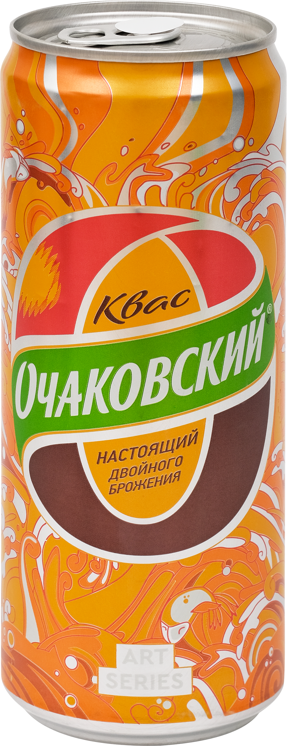 Изображение товара Квас ОЧАКОВО фильтрованный пастеризованный 0. 33л - освежающий натуральный напиток