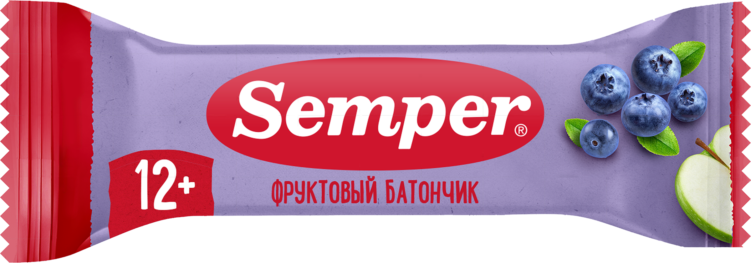 Изображение товара Детский фруктовый батончик SEMPER Яблоко и черника, натуральный, для малышей Изображение товара Детский фруктовый батончик SEMPER Яблоко и черника, натуральный, для малышей