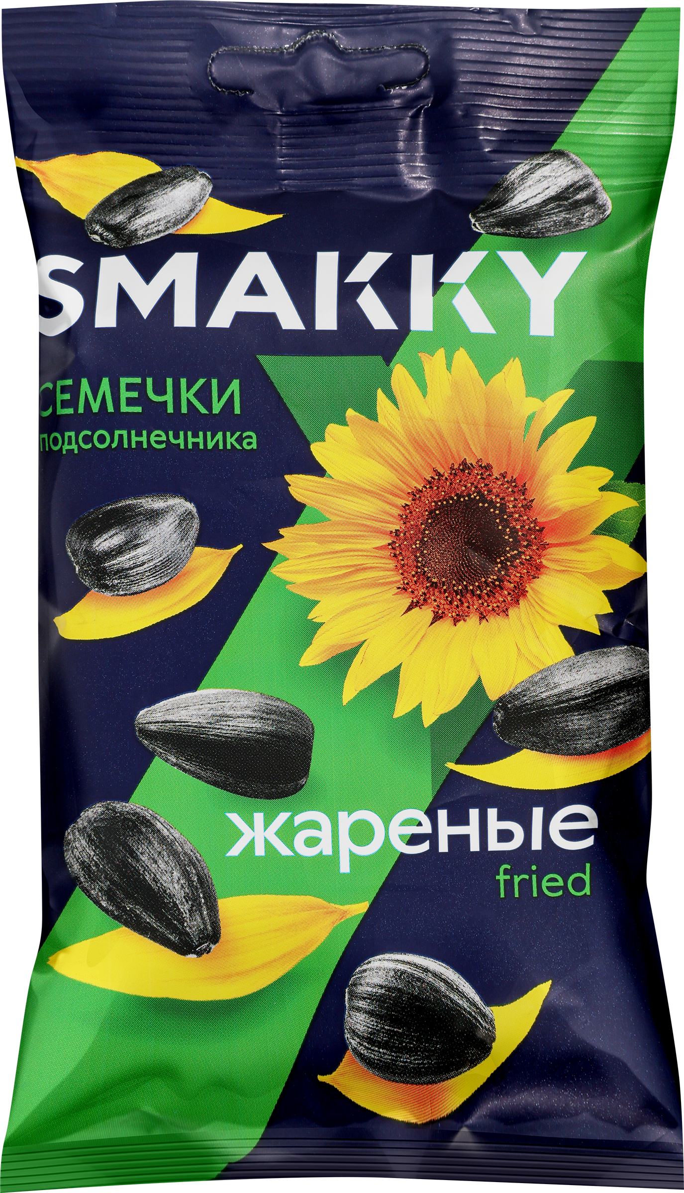 Изображение товара Семечки подсолнечника SMAKKY жареные, 90г Изображение товара Семечки подсолнечника SMAKKY жареные, 90г