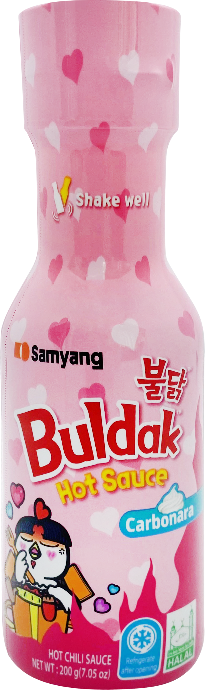 Изображение товара Соус SAMYANG со вкусом курицы и карбонара, острый, 200г Изображение товара Соус SAMYANG со вкусом курицы и карбонара, острый, 200г