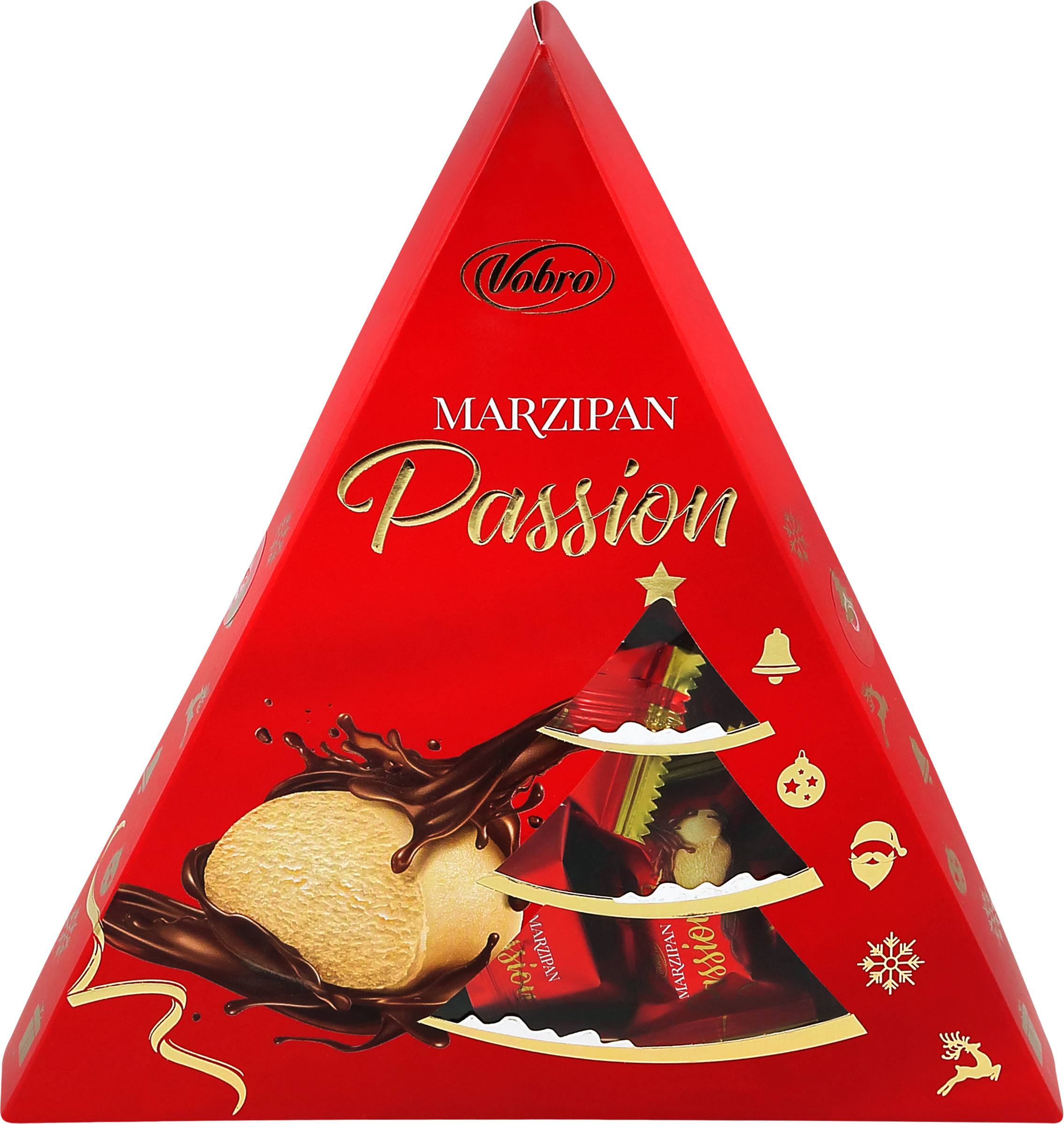 Изображение товара Конфеты шоколадные VOBRO Marzipan Passion, 100г Изображение товара Конфеты шоколадные VOBRO Marzipan Passion, 100г