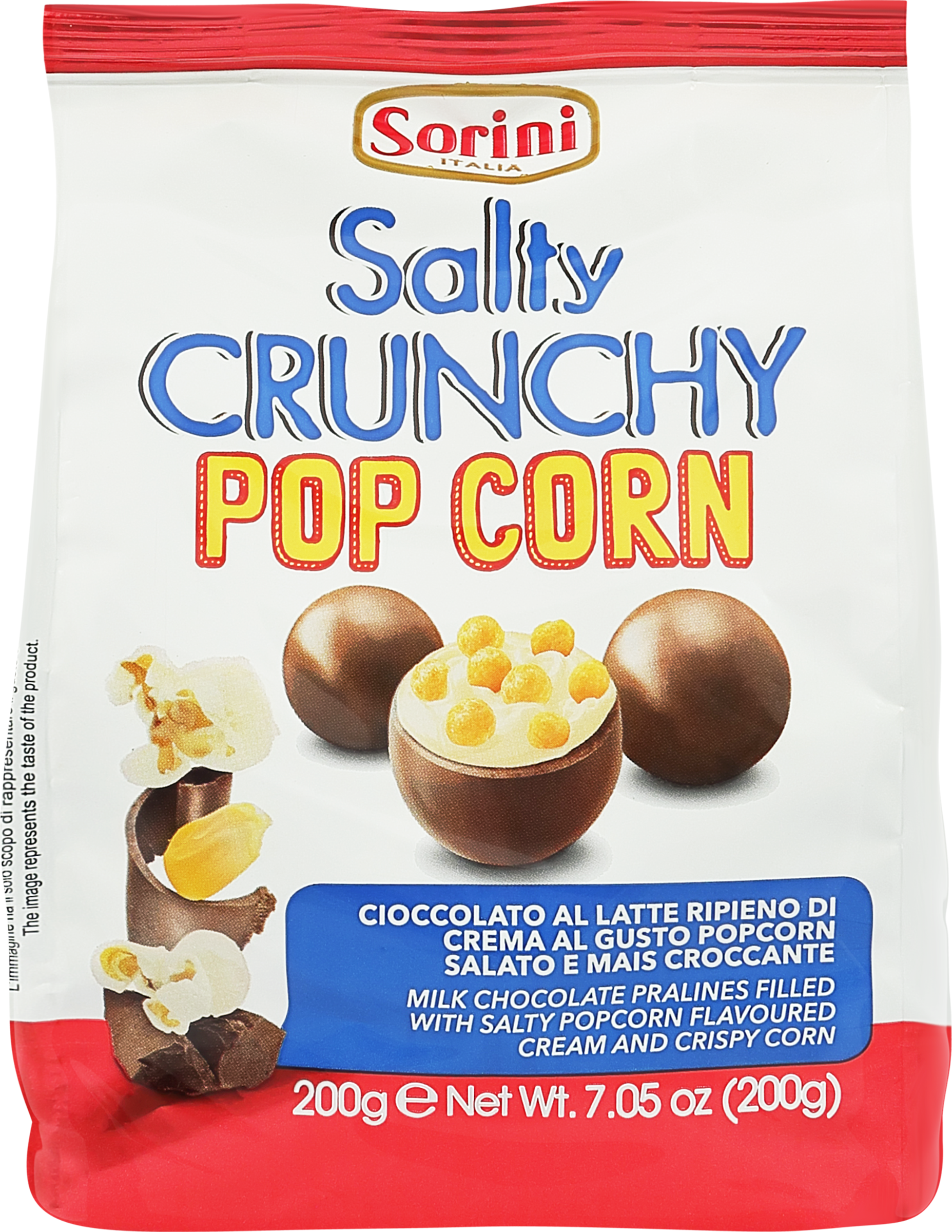 Изображение товара Конфеты HDI Salty Crunchy Popcorn пралине с кремом и хрустящей кукурузой, 200г Изображение товара Конфеты HDI Salty Crunchy Popcorn пралине с кремом и хрустящей кукурузой, 200г