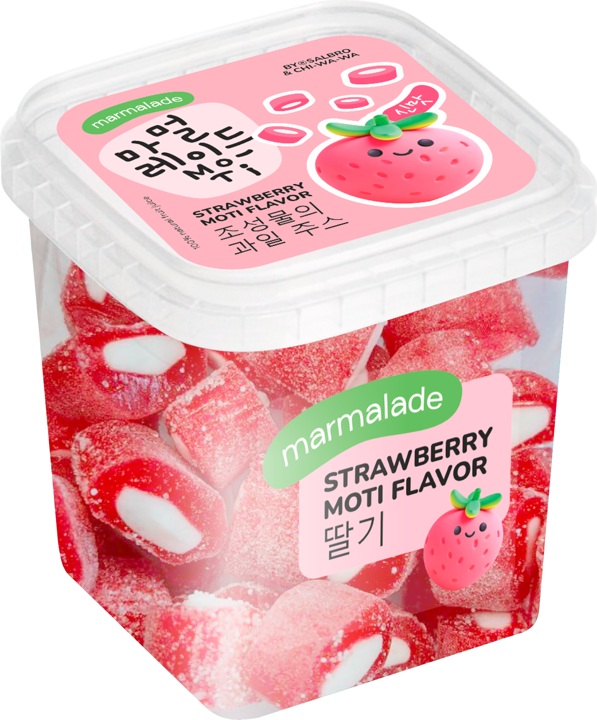 Изображение товара Мармелад экструдированный CHI-WA-WA со вкусом клубники 150г Изображение товара Мармелад экструдированный CHI-WA-WA со вкусом клубники 150г