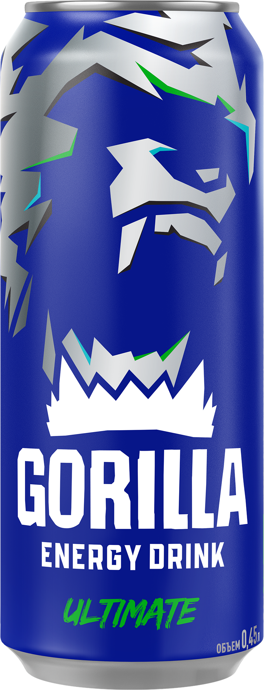 Изображение товара Напиток энергетический GORILLA Ultimate газированный, 0.45л Изображение товара Напиток энергетический GORILLA Ultimate газированный, 0.45л