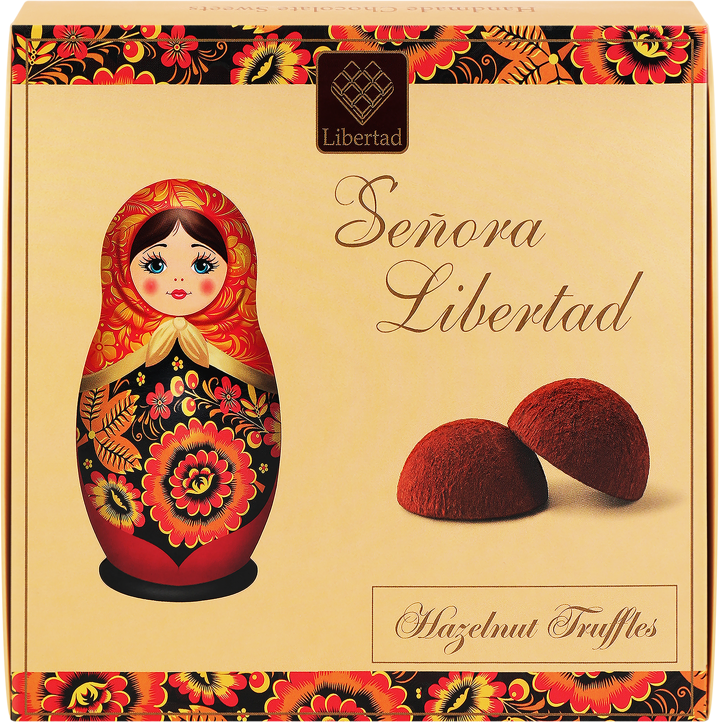Изображение товара Конфеты LIBERTAD Сенора с карамелизированным фундуком 120г Изображение товара Конфеты LIBERTAD Сенора с карамелизированным фундуком 120г