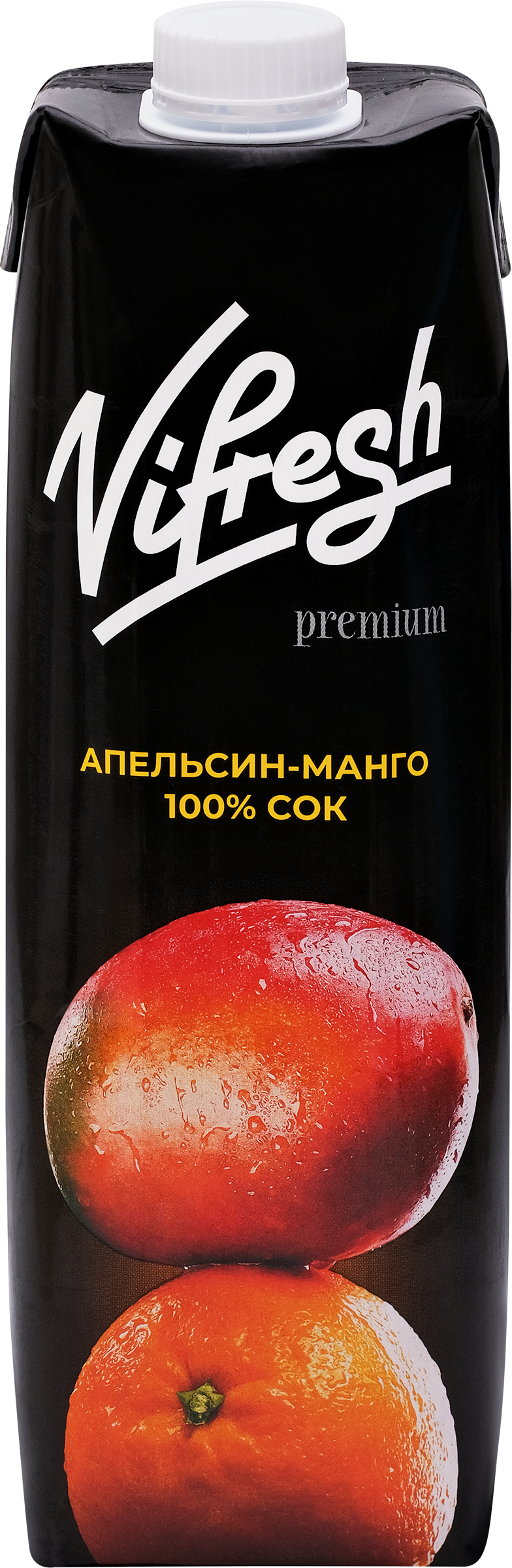 Изображение товара Натуральный фруктовый сок ВИФРЕШ Апельсин и манго 1л без добавленного сахара