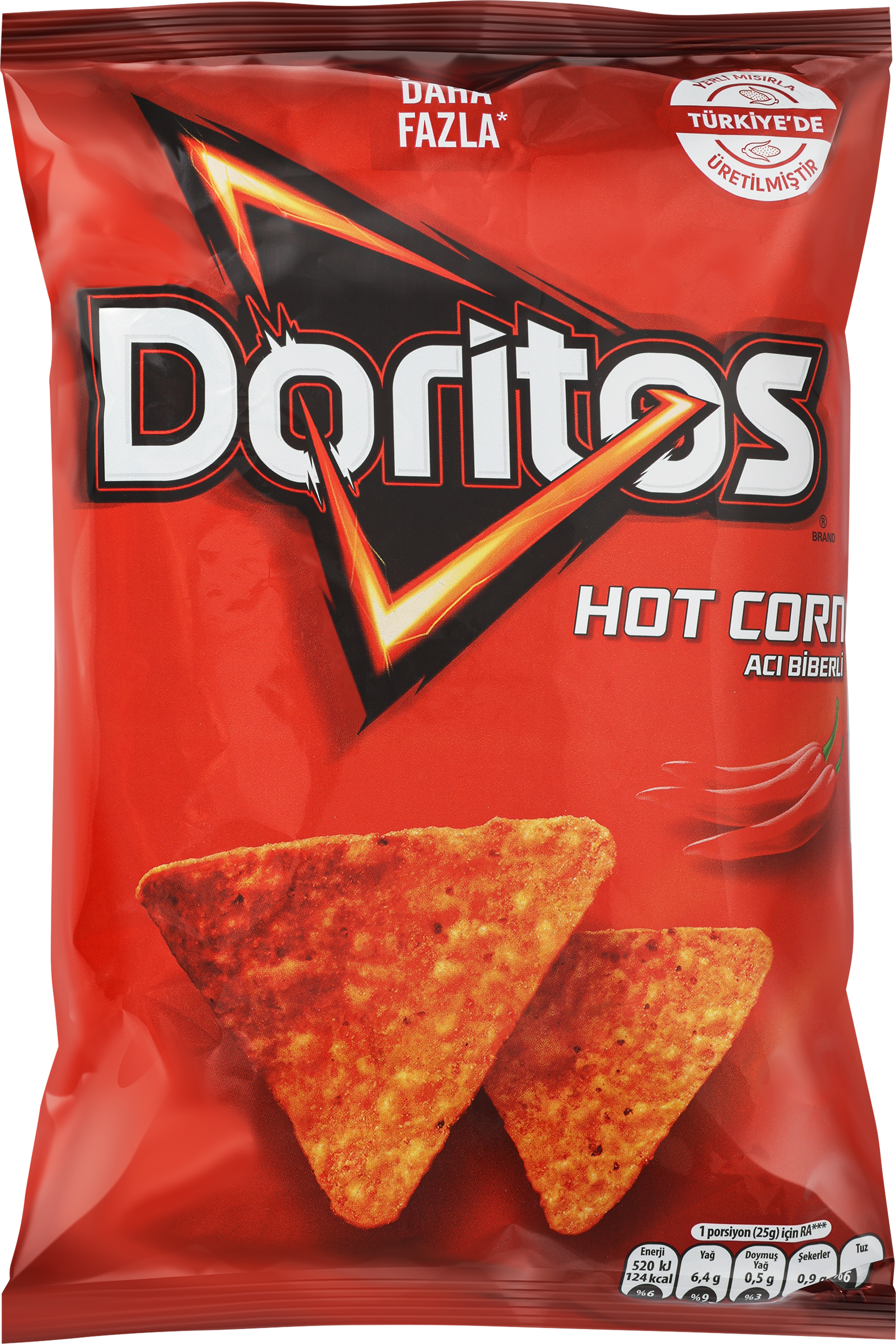 Изображение товара Чипсы кукурузные DORITOS Hot Corn Острый перец 130 г Изображение товара Чипсы кукурузные DORITOS Hot Corn Острый перец 130 г