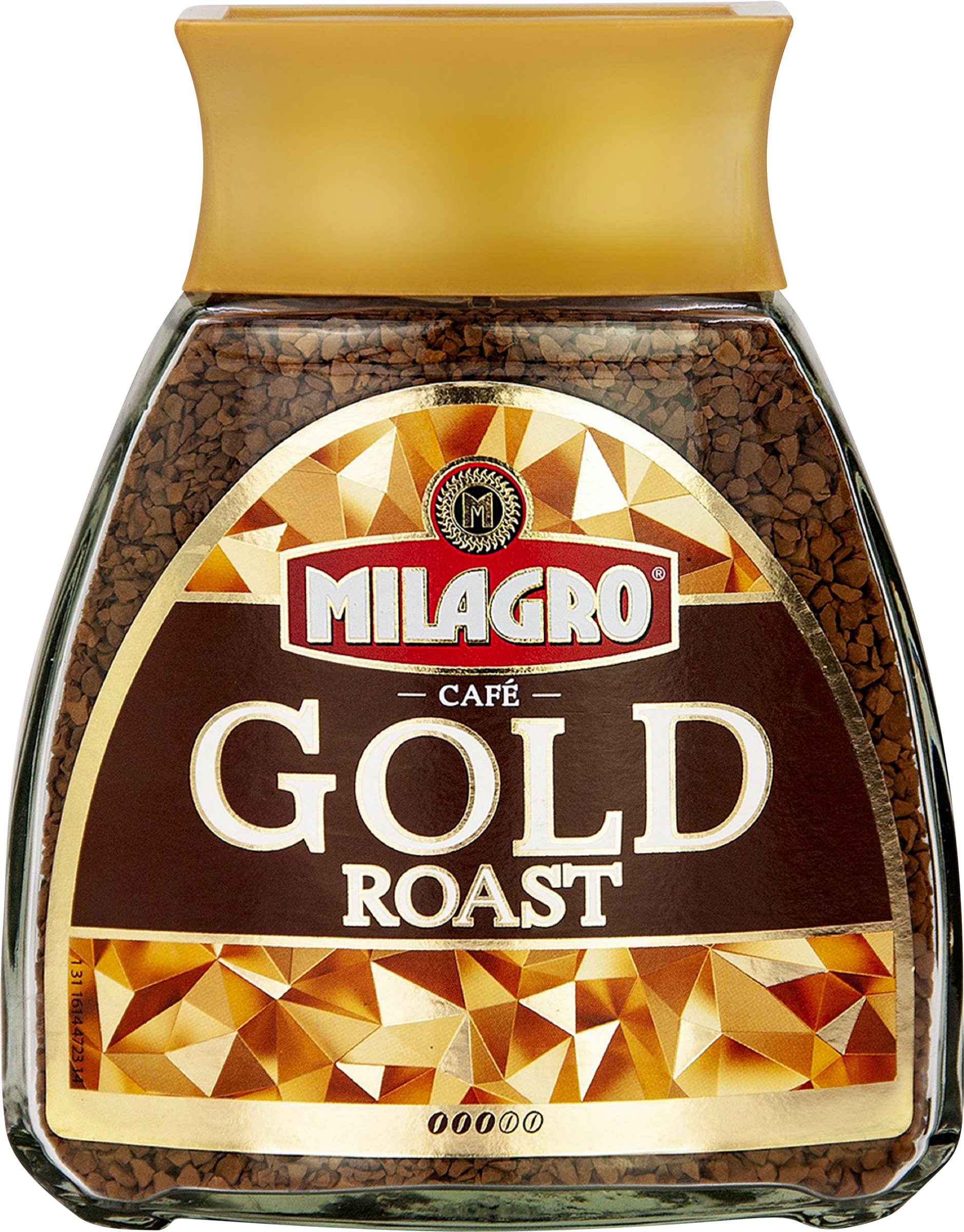 Изображение товара Кофе растворимый MILAGRO Gold Roast натуральный сублимированный 190г Изображение товара Кофе растворимый MILAGRO Gold Roast натуральный сублимированный 190г