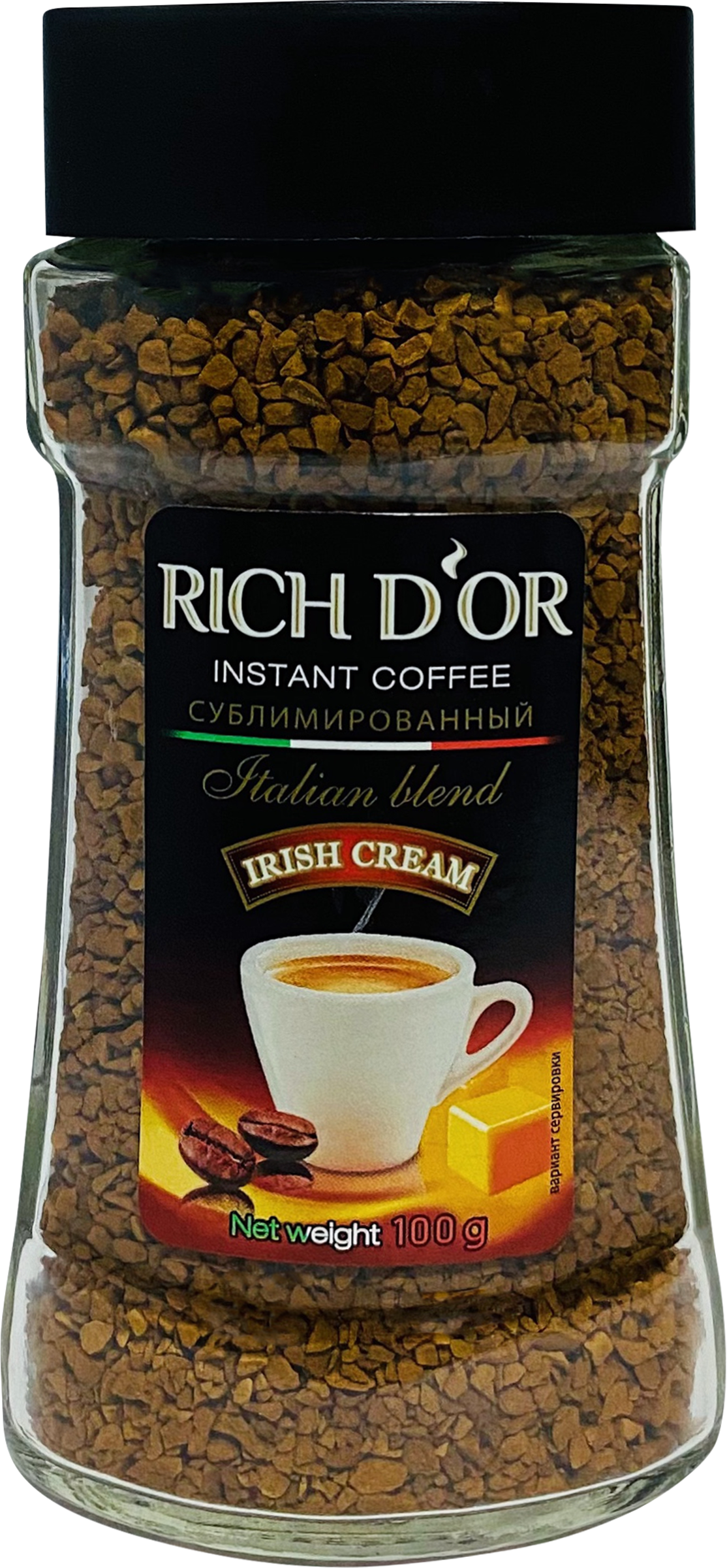 Изображение товара Напиток кофейный растворимый RICH DOR Irish cream 100г