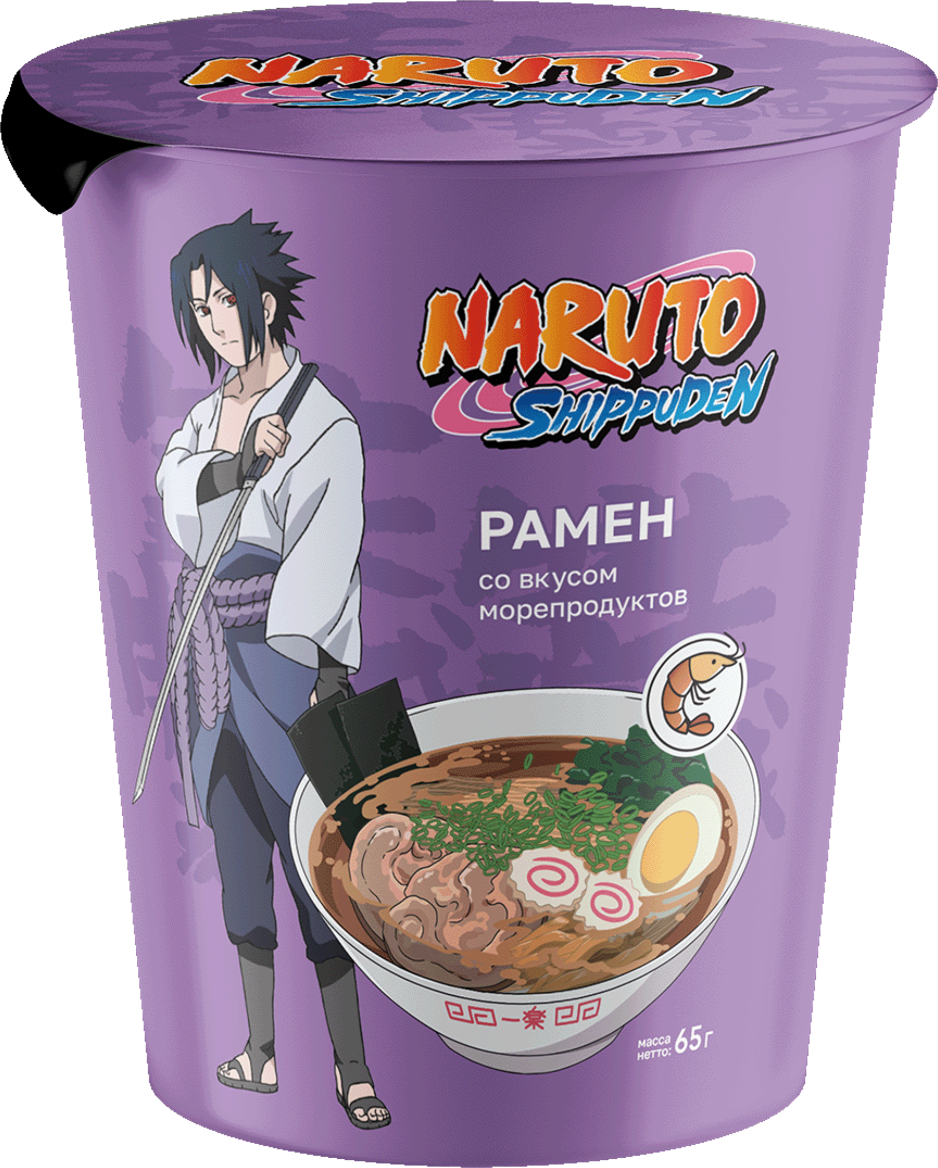 Изображение товара Лапша NARUTO Рамен со вкусом морепродуктов 65г быстрого приготовления Изображение товара Лапша NARUTO Рамен со вкусом морепродуктов 65г быстрого приготовления