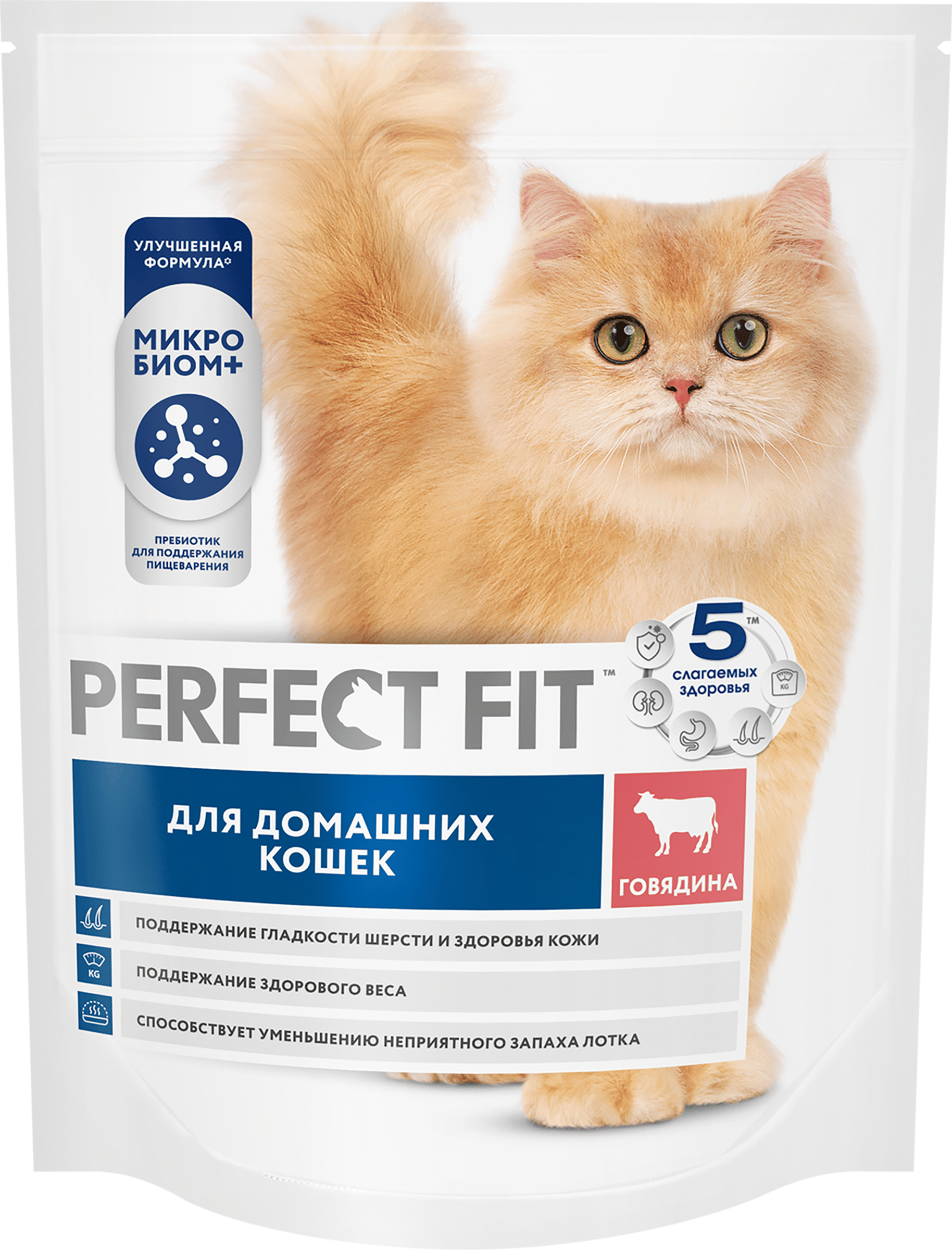 Изображение товара Корм сухой для взрослых кошек PERFECT FIT с говядиной, для живущих в помещении, 650г Изображение товара Корм сухой для взрослых кошек PERFECT FIT с говядиной, для живущих в помещении, 650г