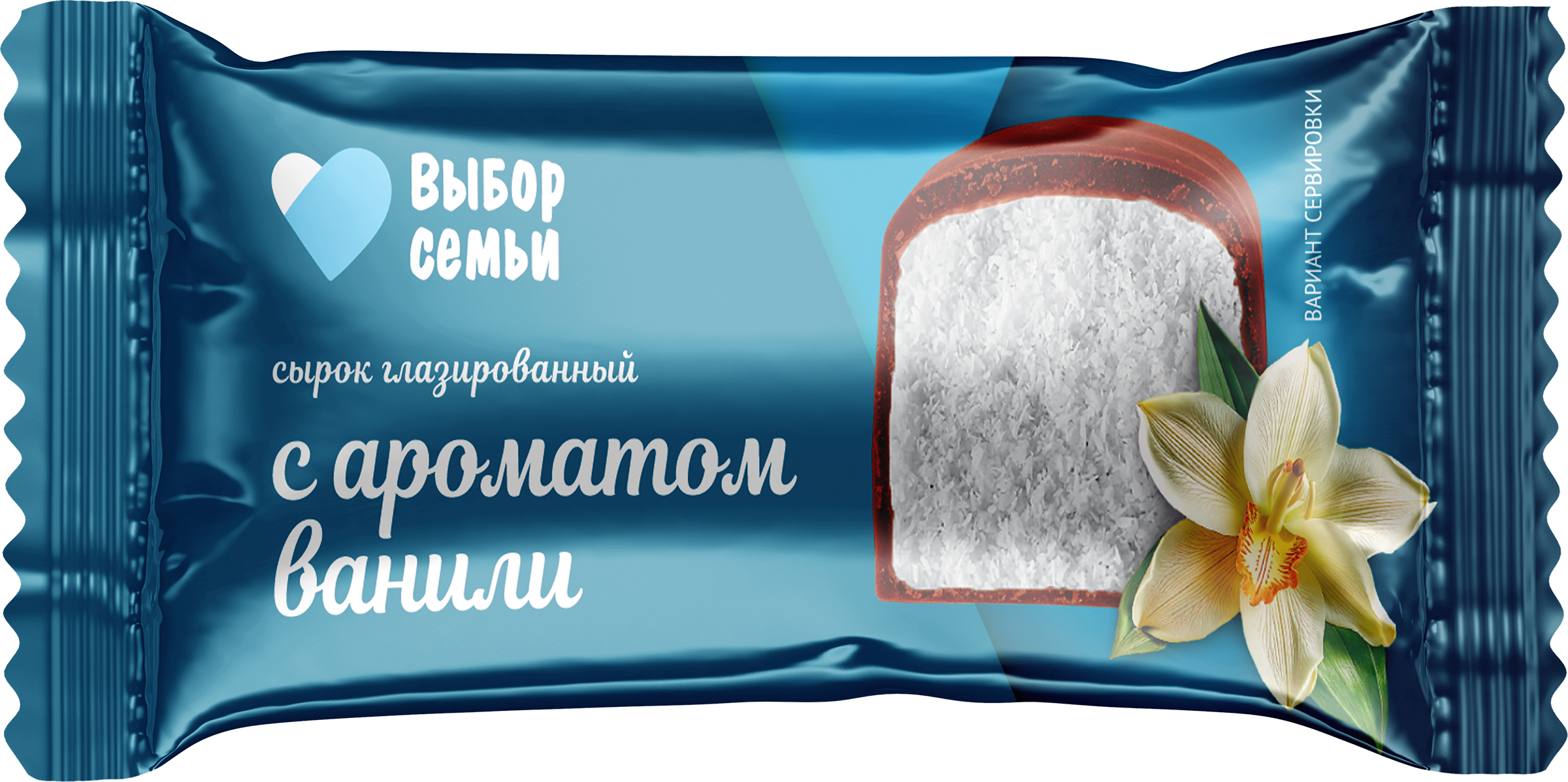 Изображение товара Сырок глазированный ВЫБОР СЕМЬИ Ваниль 16%, без змж, 40г Изображение товара Сырок глазированный ВЫБОР СЕМЬИ Ваниль 16%, без змж, 40г