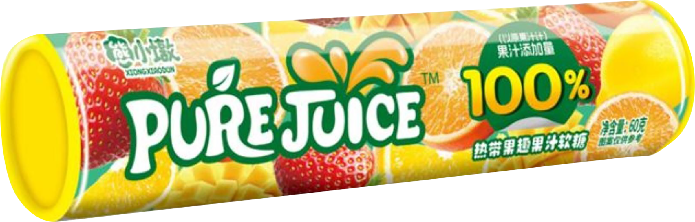 Изображение товара Мармелад жевательный PURE JUICE со вкусом клубники и манго 60г Изображение товара Мармелад жевательный PURE JUICE со вкусом клубники и манго 60г