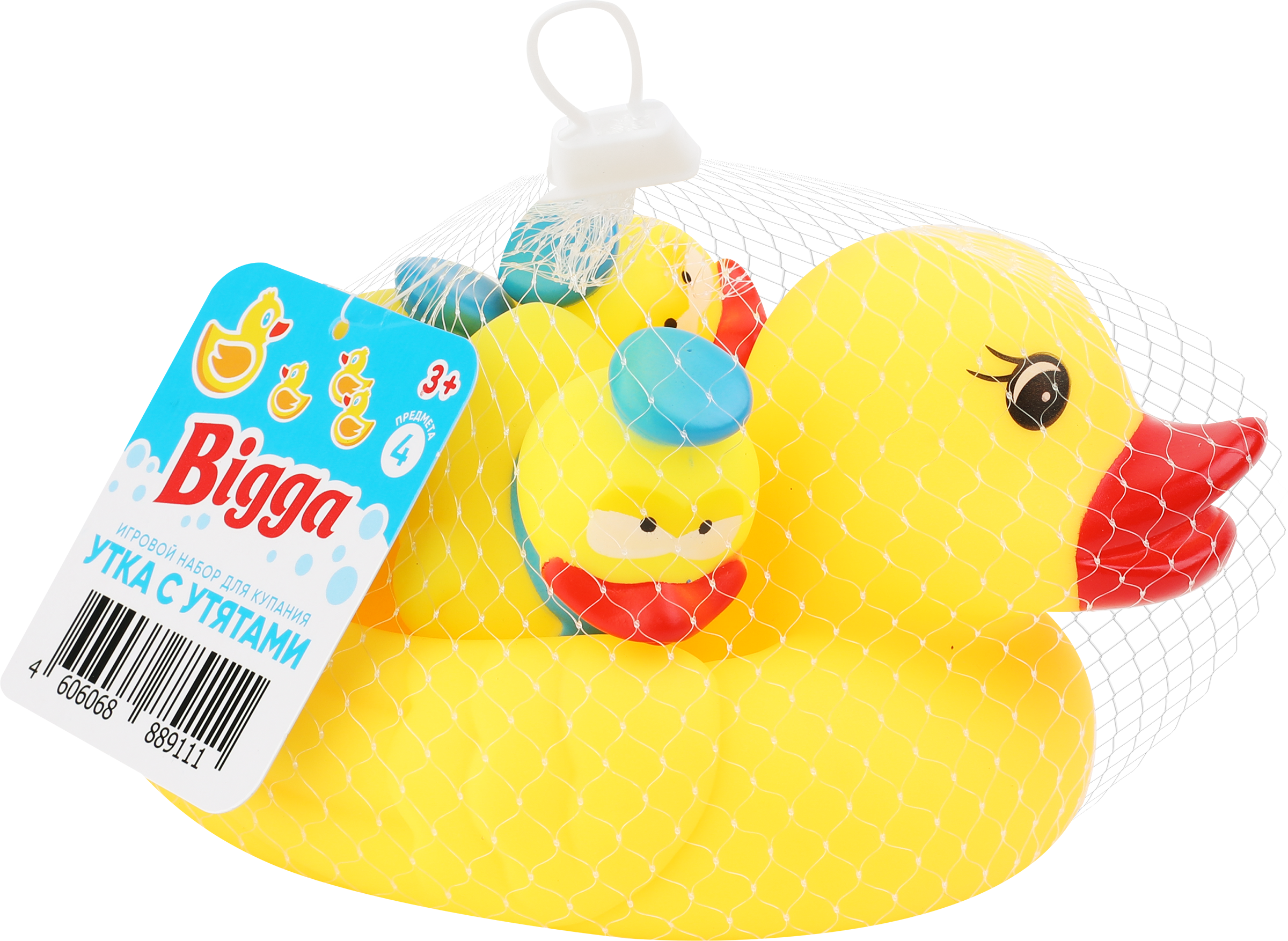 Изображение товара Набор игровой для купания BIGGA Утка с утятами, Арт. W19B513 Изображение товара Набор игровой для купания BIGGA Утка с утятами, Арт. W19B513